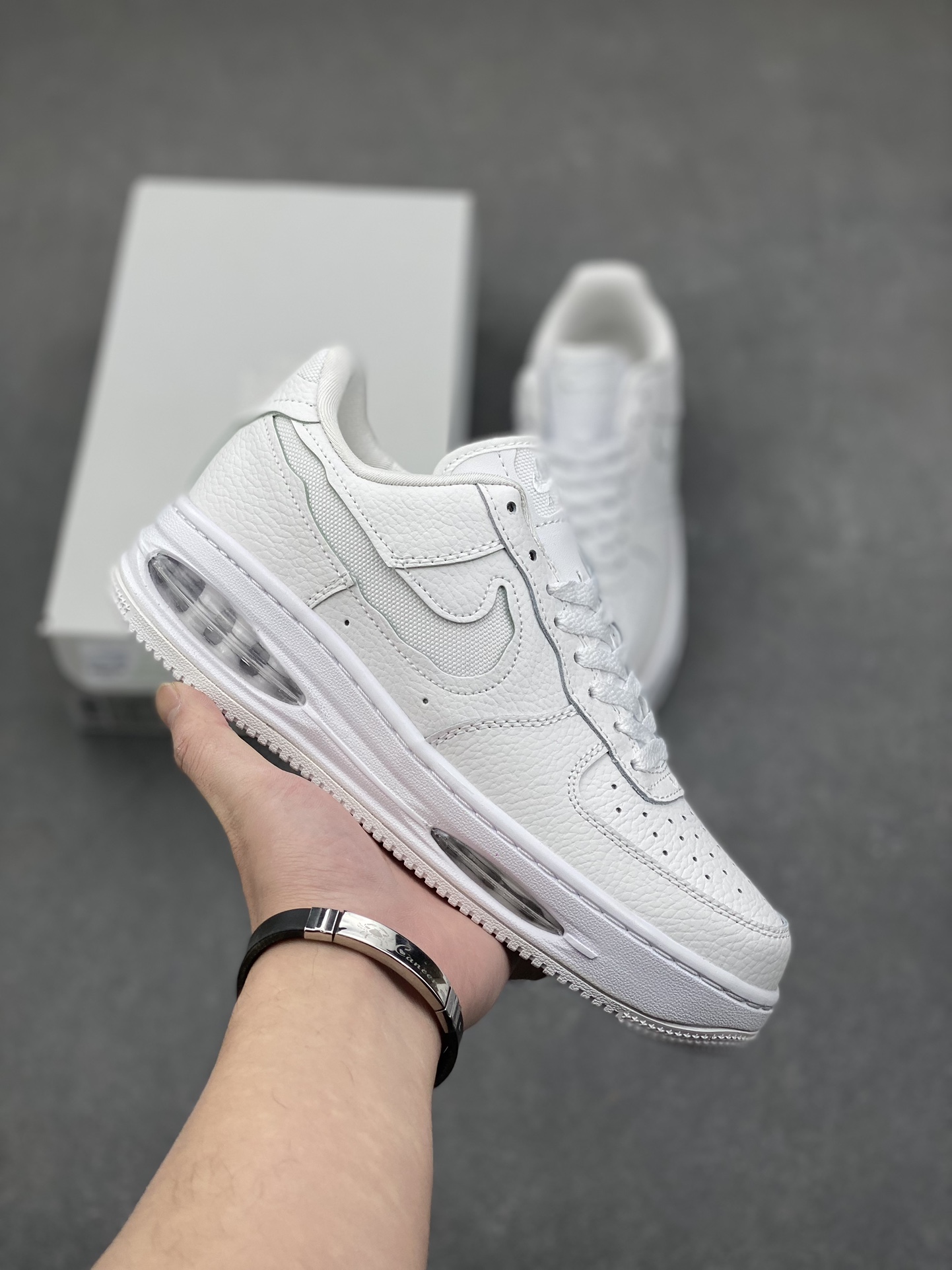 Nike Air Force 1 '07 Low White Leather Cushioned Sneakers HF3630-500 2 i1734366905 4536 0