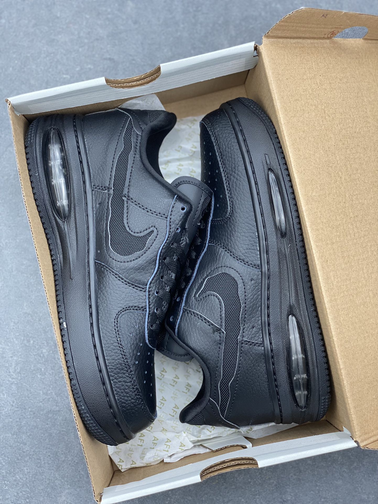 Nike Air Force 1 '07 Low Black Cushioned Sneakers HF3630-600 10 i1734367001 2473 6