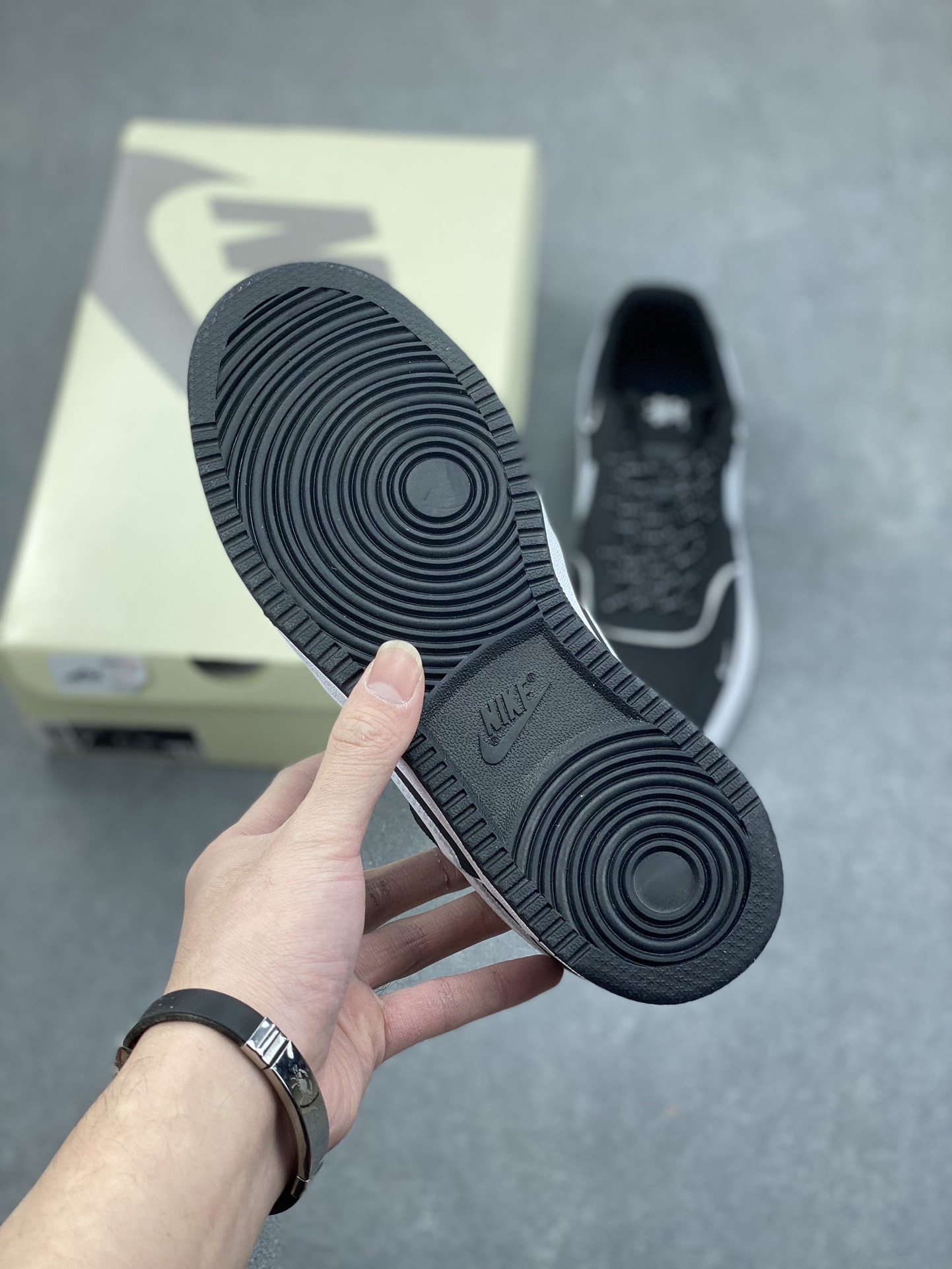 Nike Court Vision Lo x Stussy Black and White Casual Sneakers 7 i1734367209 5384 6