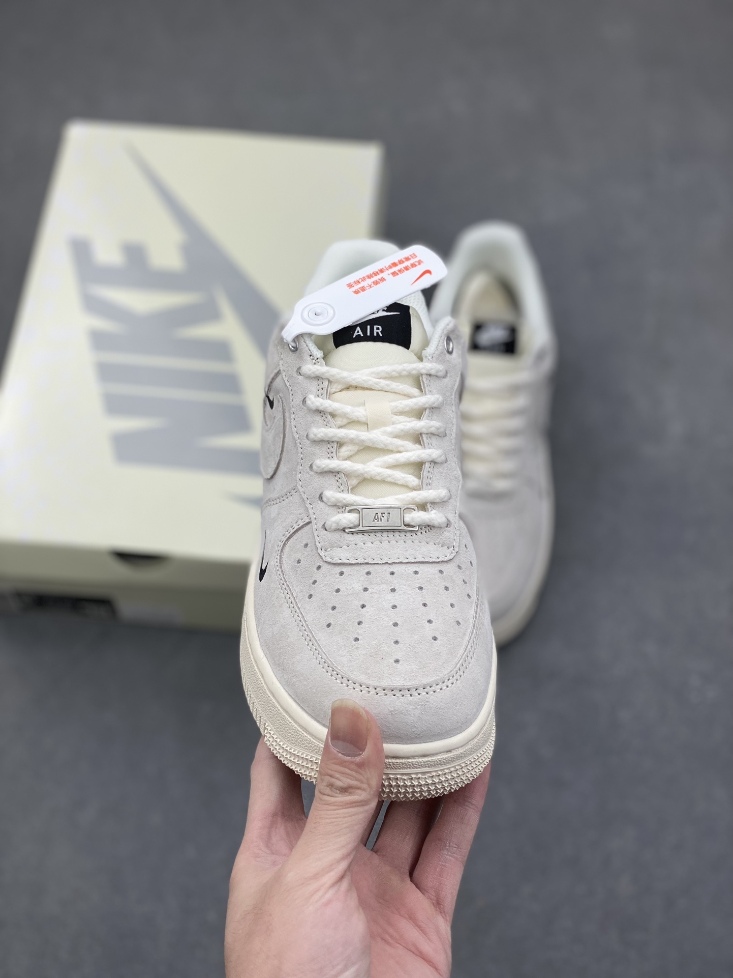 Nike Air Force 1 '07 Low Supreme Triple Swoosh Sneakers - Cream White 3 i1734367573 8986 0