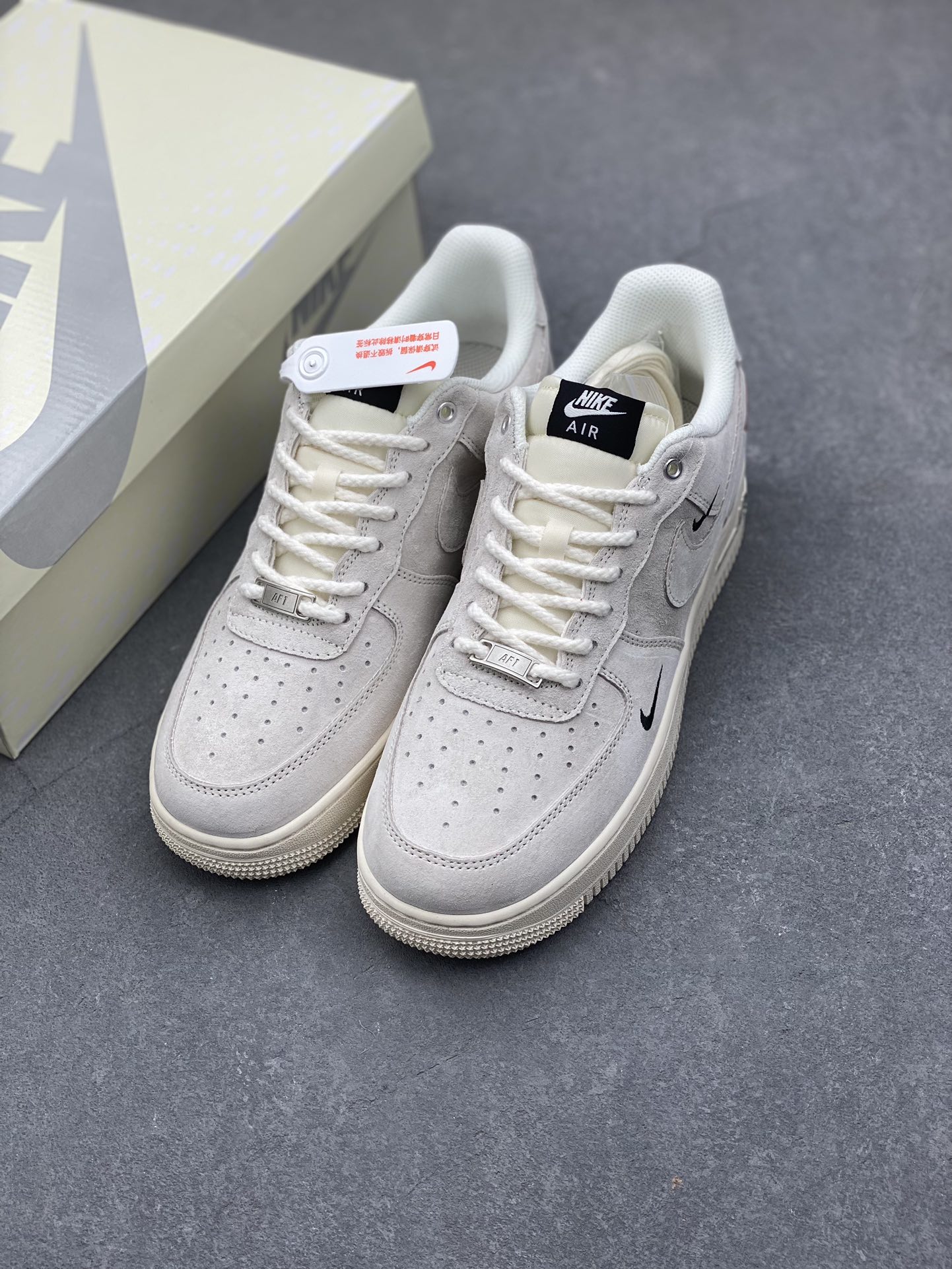 Nike Air Force 1 '07 Low Supreme Triple Swoosh Sneakers - Cream White 9 i1734367574 9550 8
