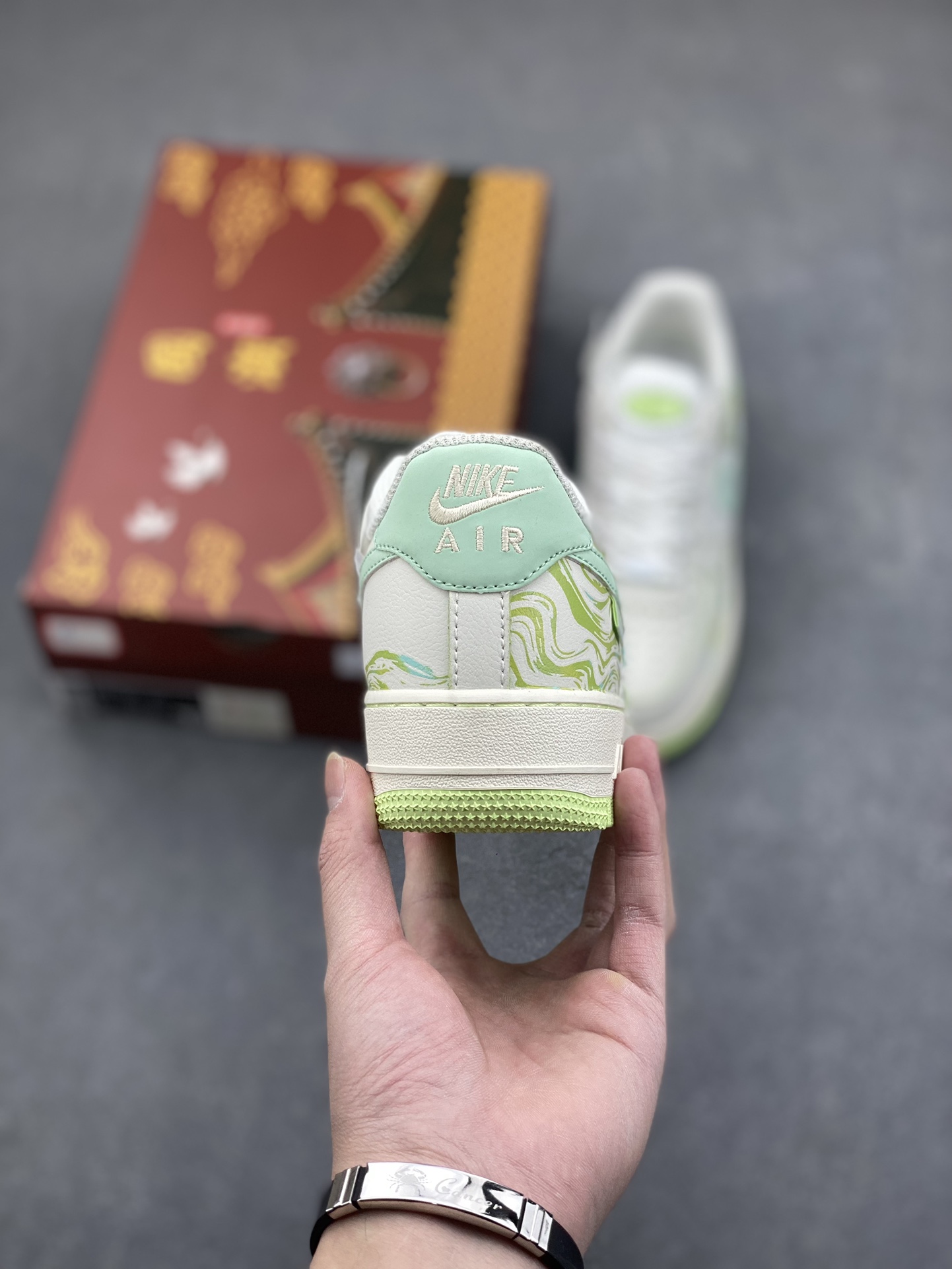 Nike Air Force 1 Low 'Green Snake' Limited Edition Green and White Sneakers 5 i1734453505 6689 4