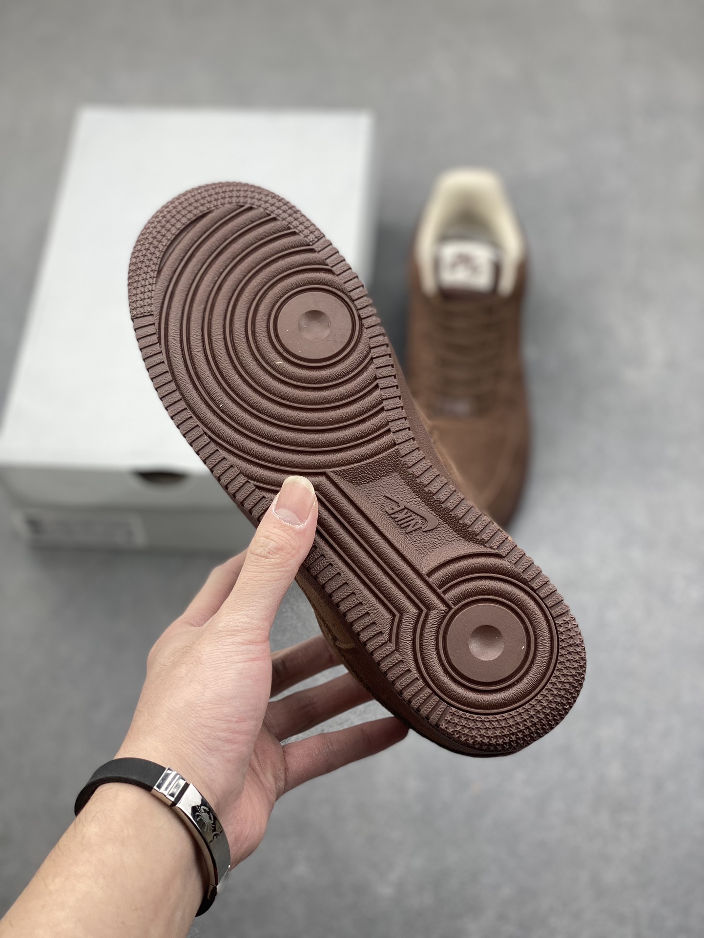 Nike Air Force 1 '07 Low Casual Sneakers - Brown Suede - FQ8901-259 7 i1734453712 2640 2