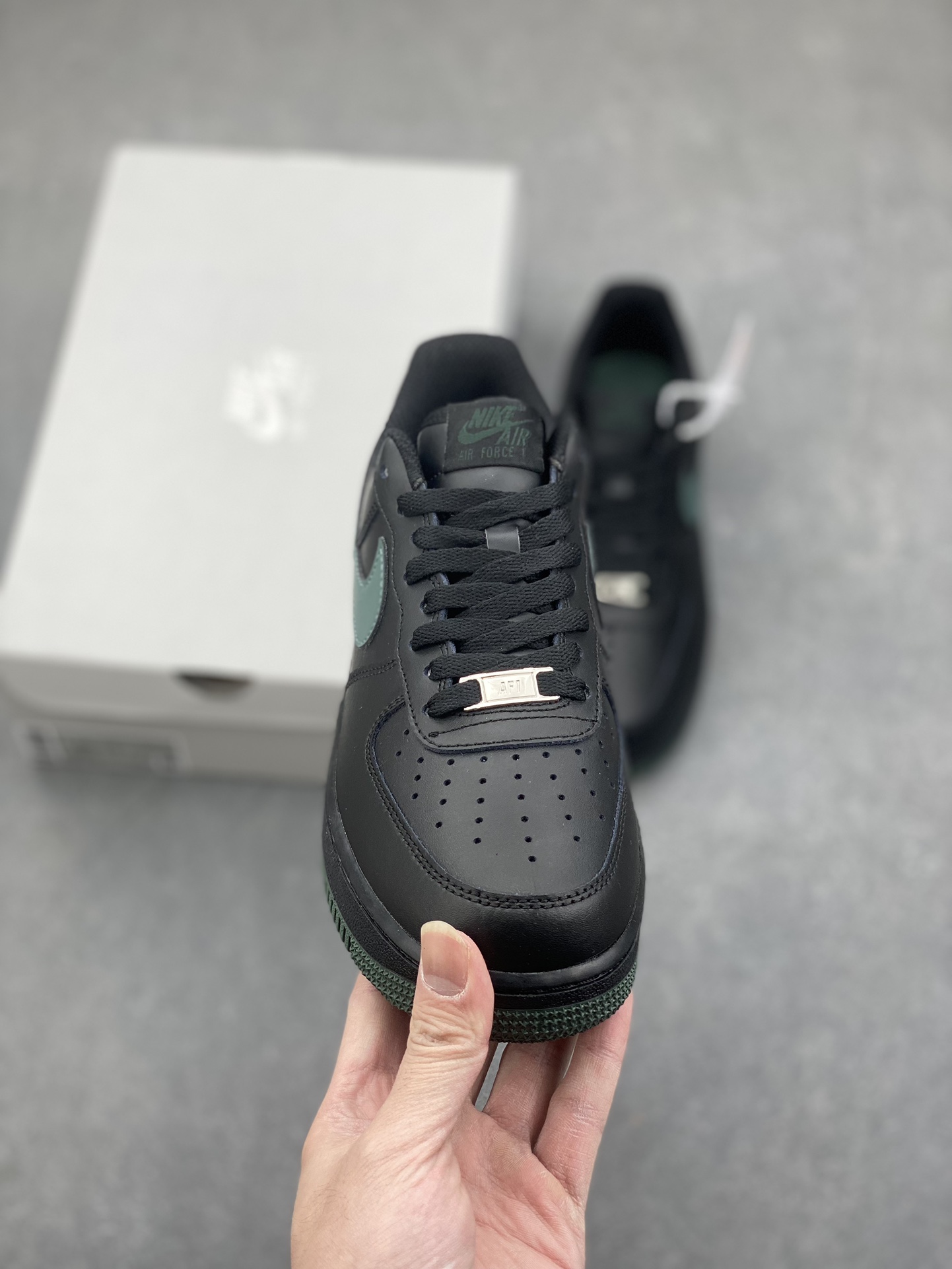 Nike Air Force 1 '07 Low Black/Oil Green Casual Sneakers FJ4146-001 3 i1734453776 4471 3