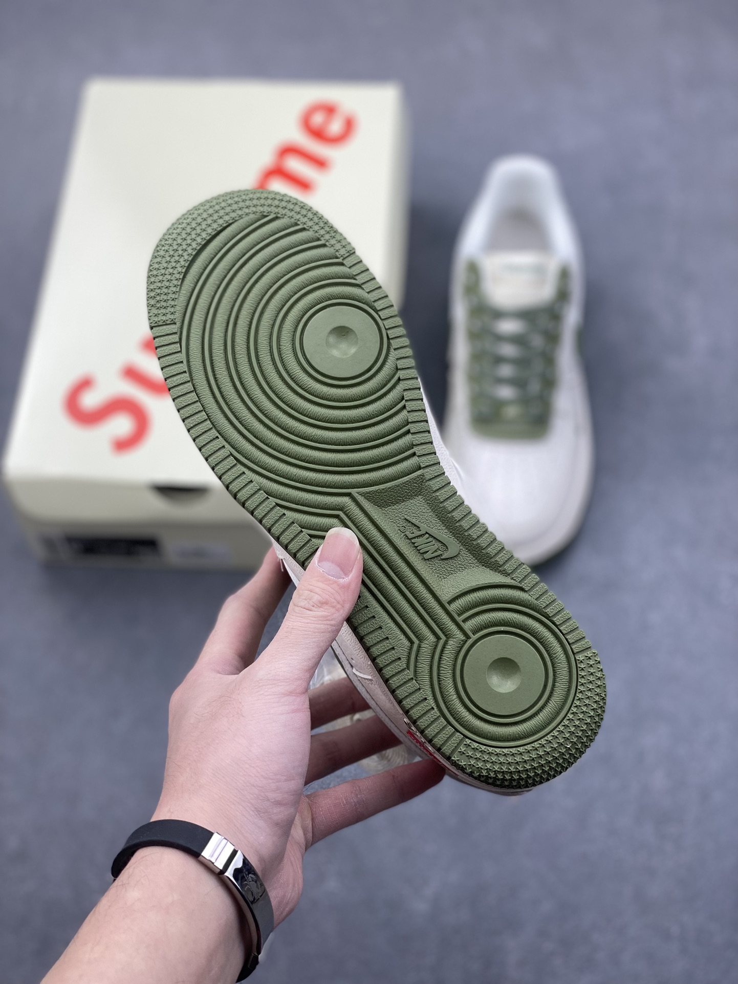 Nike Air Force 1 '07 Low Stone Island Supreme Collab - Olive Green 7 i1734454101 8450 2
