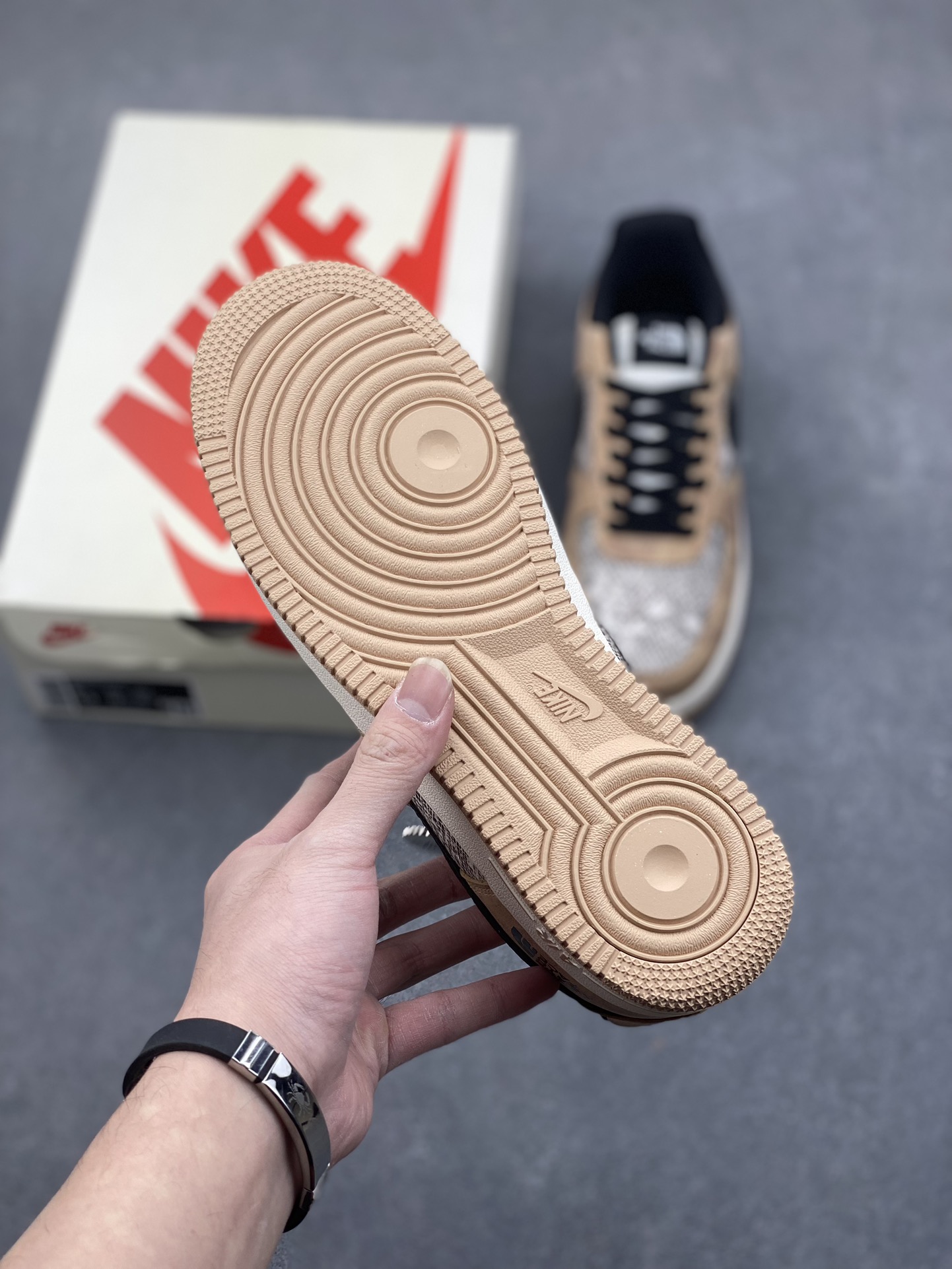 Nike Air Force 1 '07 Low The North Face Collab Sneakers - Mesh Brown 7 i1734454208 4200 5