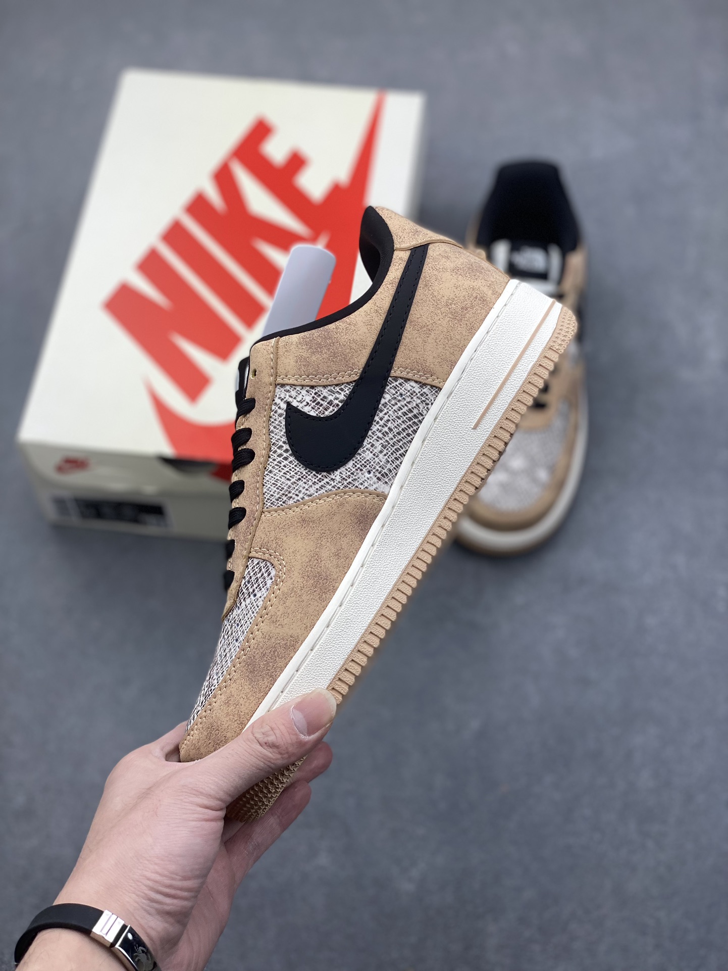 Nike Air Force 1 '07 Low The North Face Collab Sneakers - Mesh Brown 4 i1734454208 6577 3