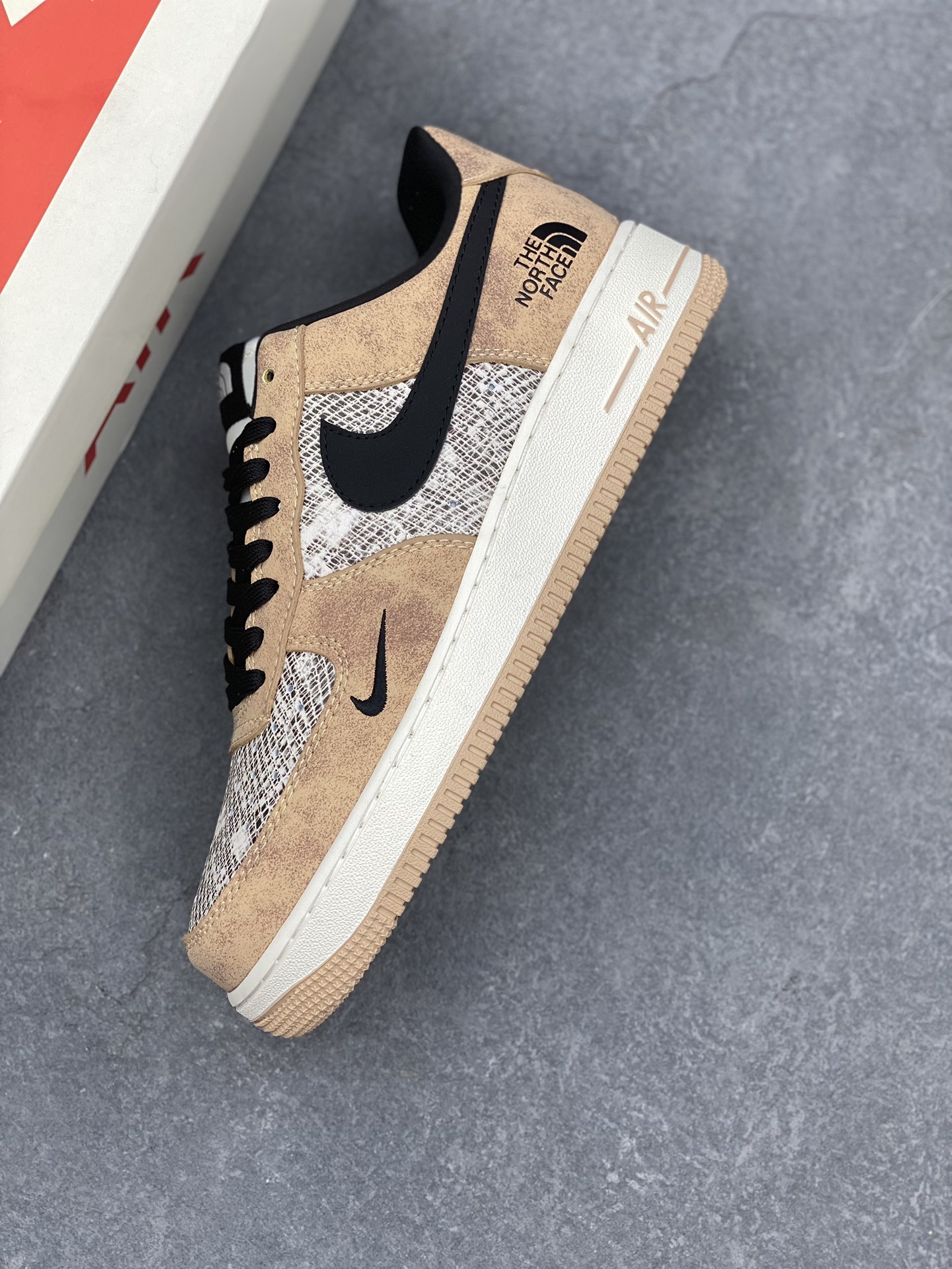 Nike Air Force 1 '07 Low The North Face Collab Sneakers - Mesh Brown 8 i1734454208 8502 6