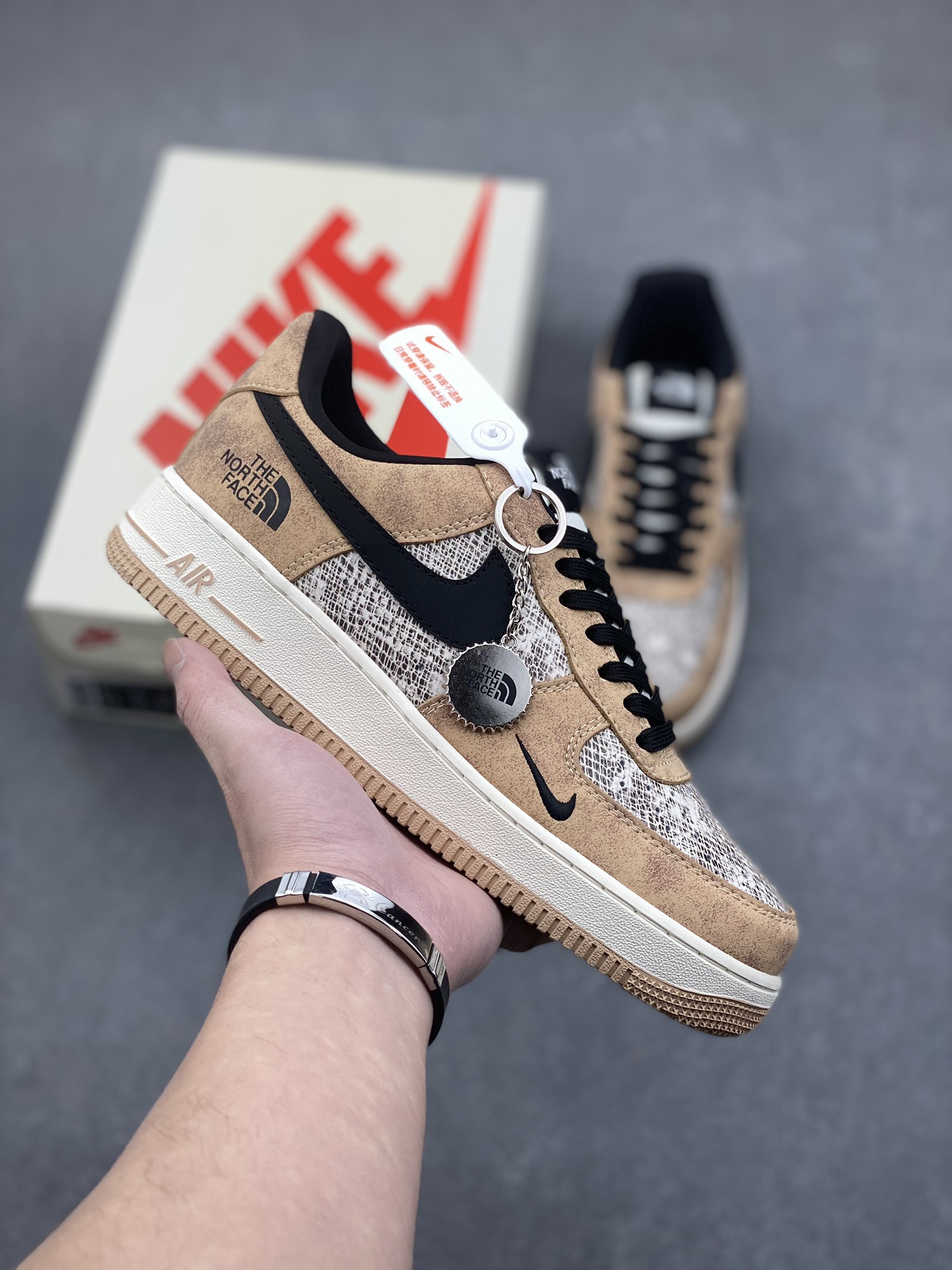 Nike Air Force 1 '07 Low The North Face Collab Sneakers - Mesh Brown 2 i1734454208 9491 1
