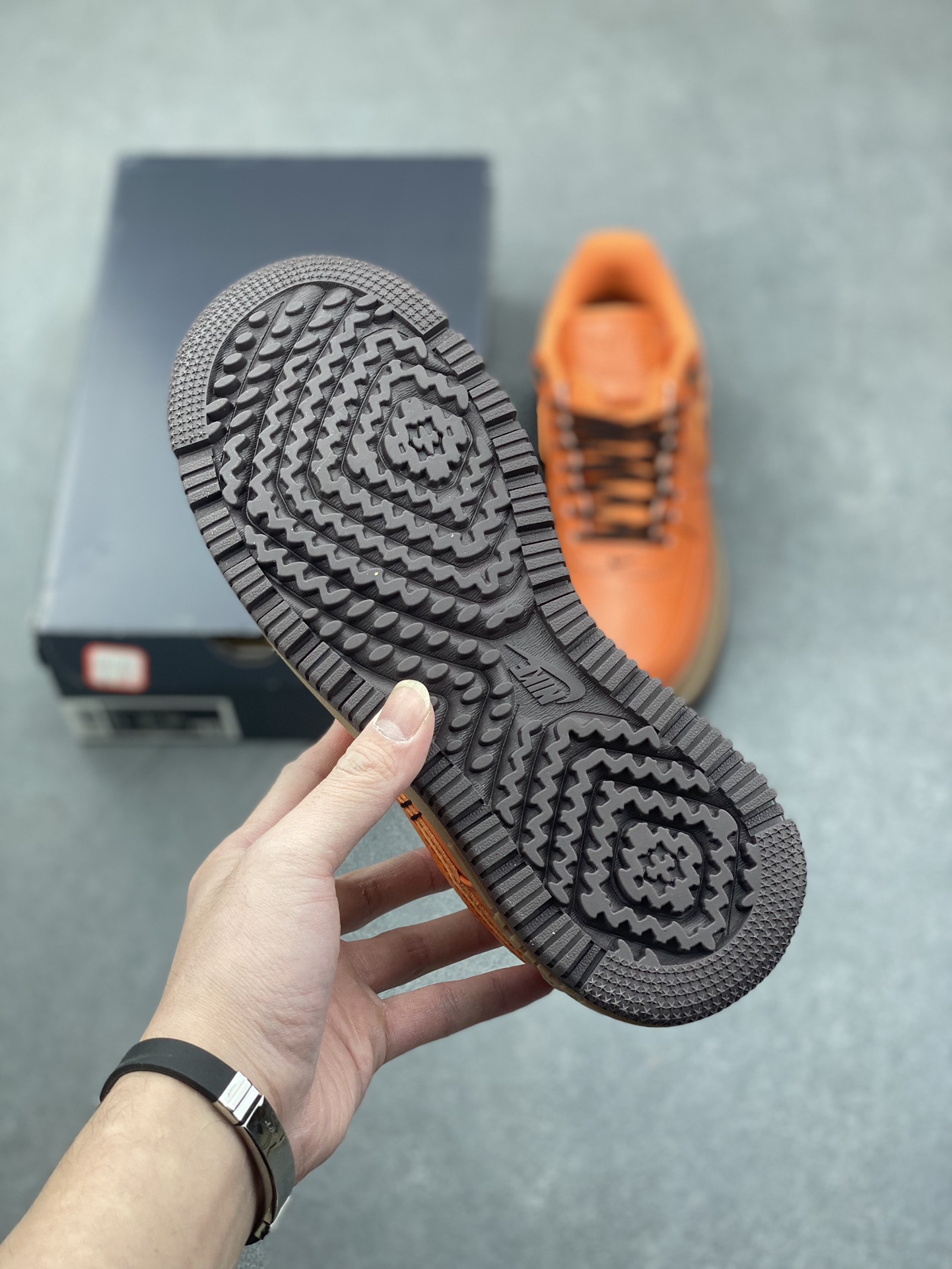 Nike Air Force 1 '07 Low Platform Sneaker - Orange/Brown. Sizes 36-45 7 i1734542652 4366 1