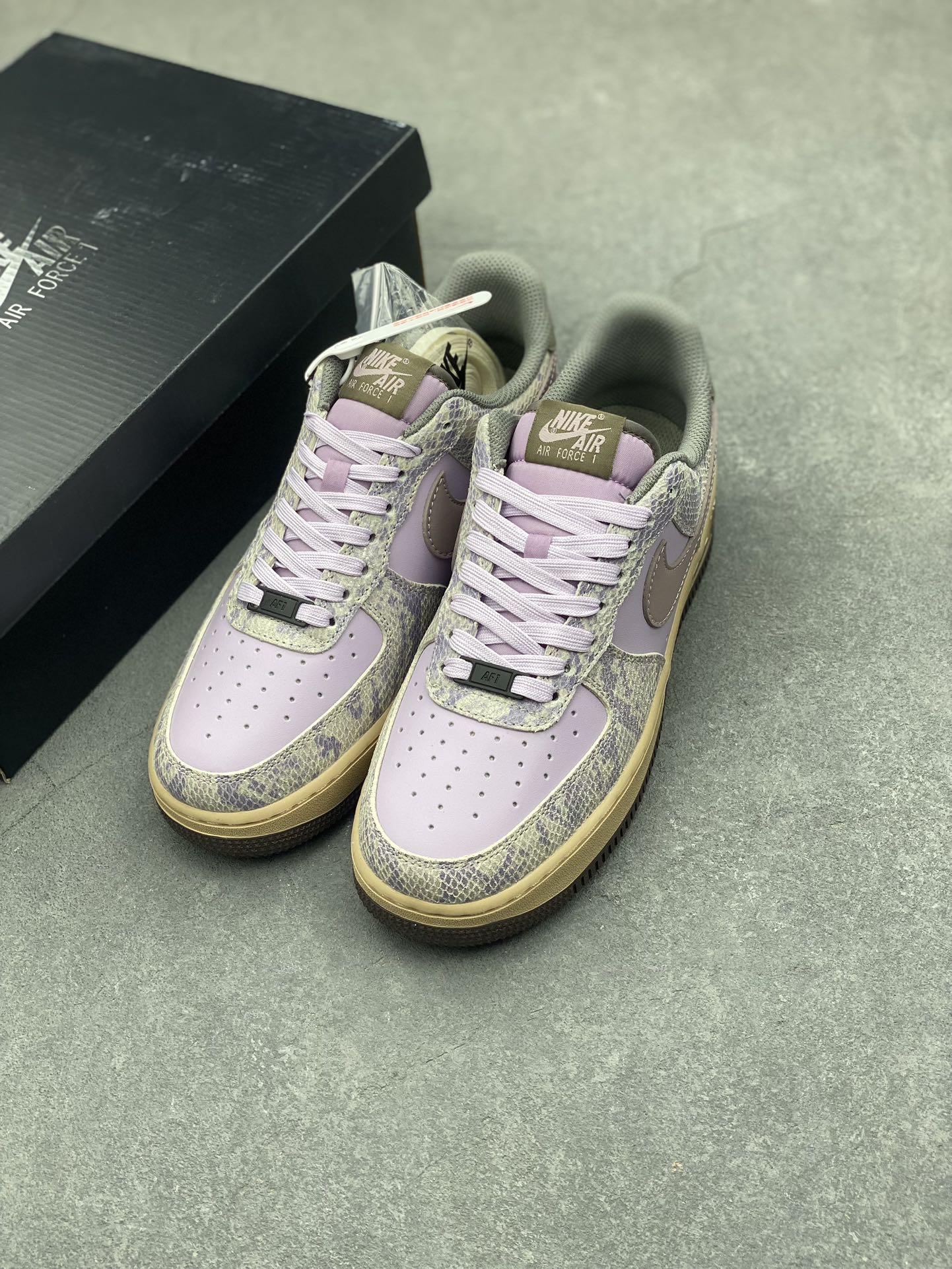 Nike Air Force 1 Low Purple Snakeskin, HF2898-500, Original Quality, All Sizes 9 i1734543052 2460 7