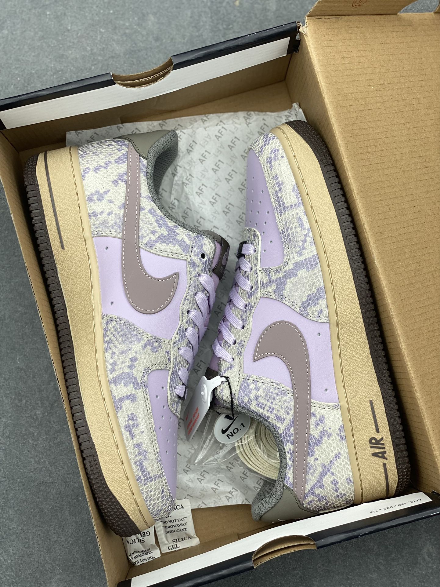 Nike Air Force 1 Low Purple Snakeskin, HF2898-500, Original Quality, All Sizes 10 i1734543052 2664 5