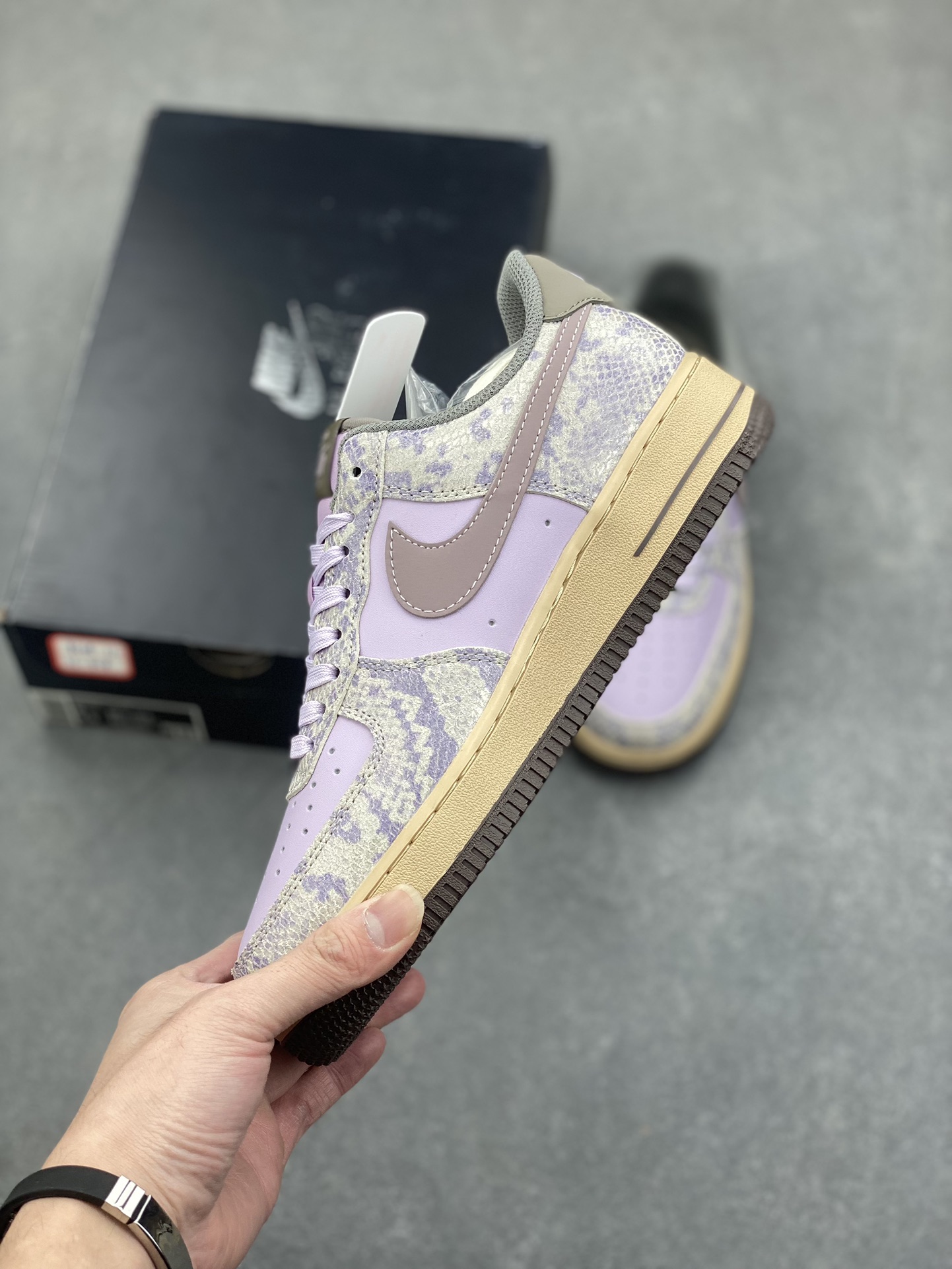 Nike Air Force 1 Low Purple Snakeskin, HF2898-500, Original Quality, All Sizes 4 i1734543052 4580 4
