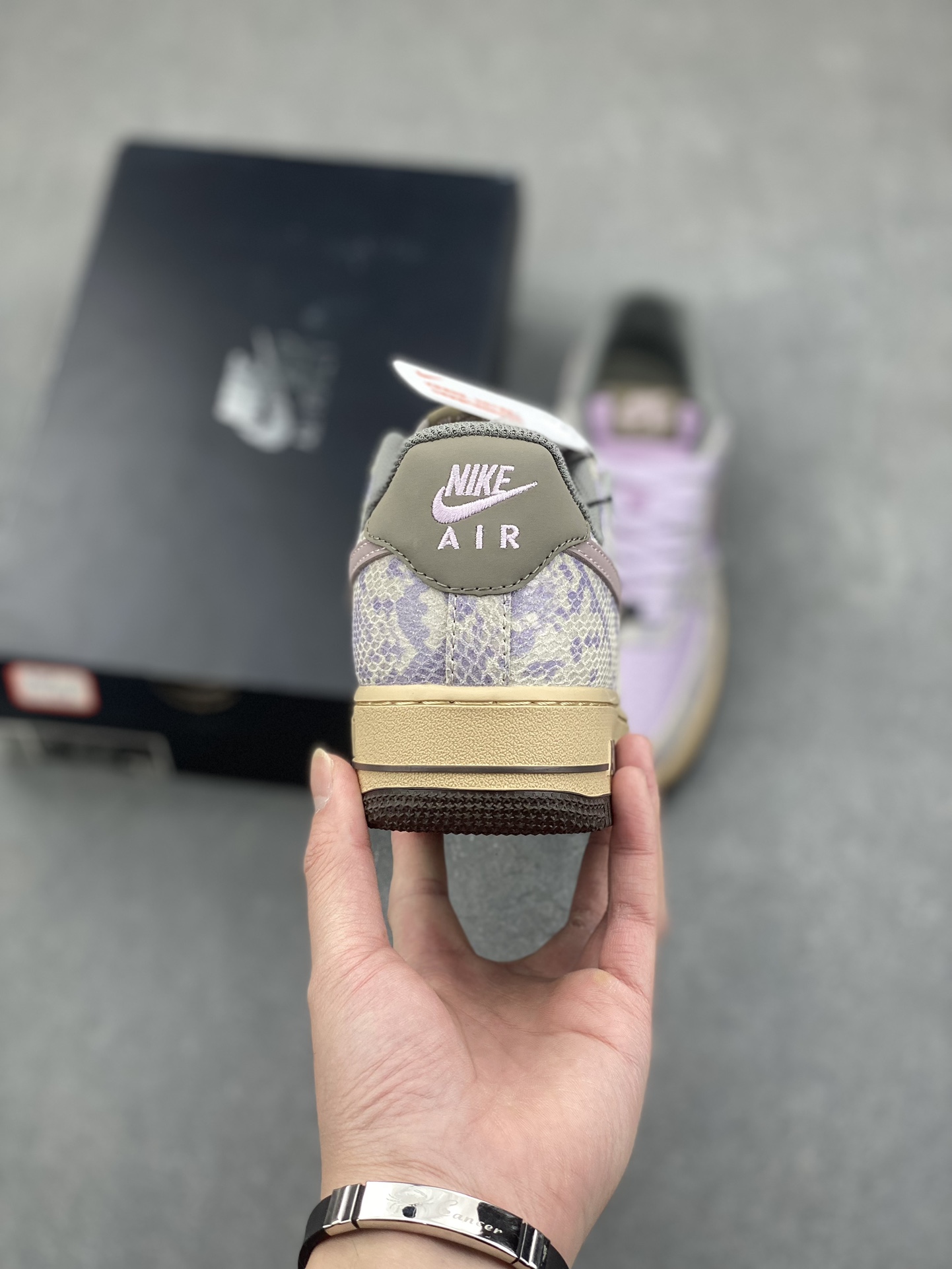 Nike Air Force 1 Low Purple Snakeskin, HF2898-500, Original Quality, All Sizes 5 i1734543052 7159 1