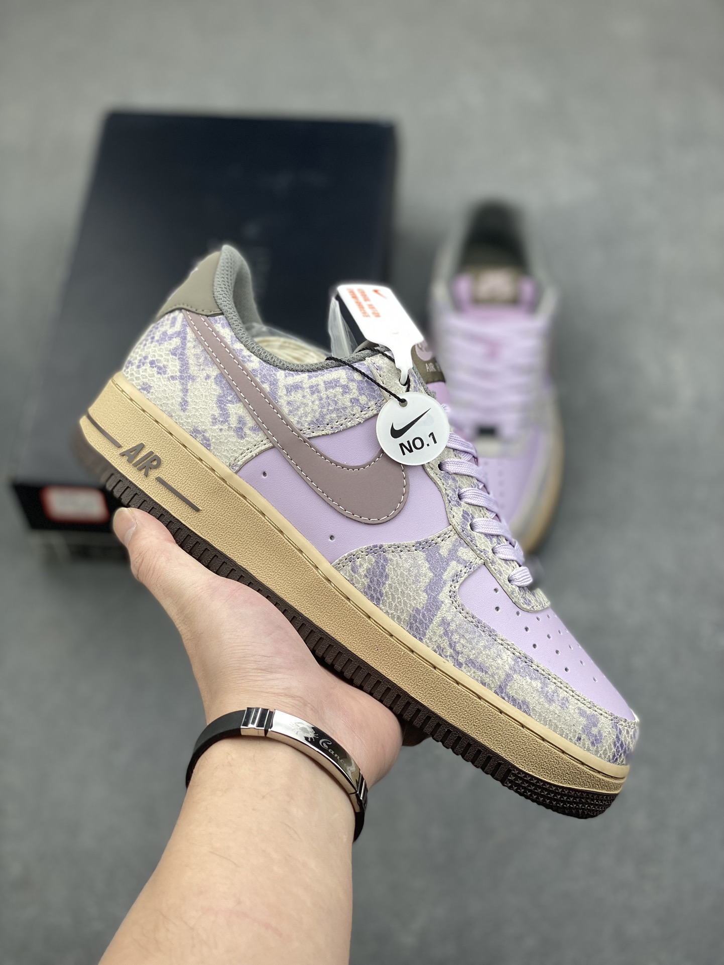 Nike Air Force 1 Low Purple Snakeskin, HF2898-500, Original Quality, All Sizes 2 i1734543052 8668 3
