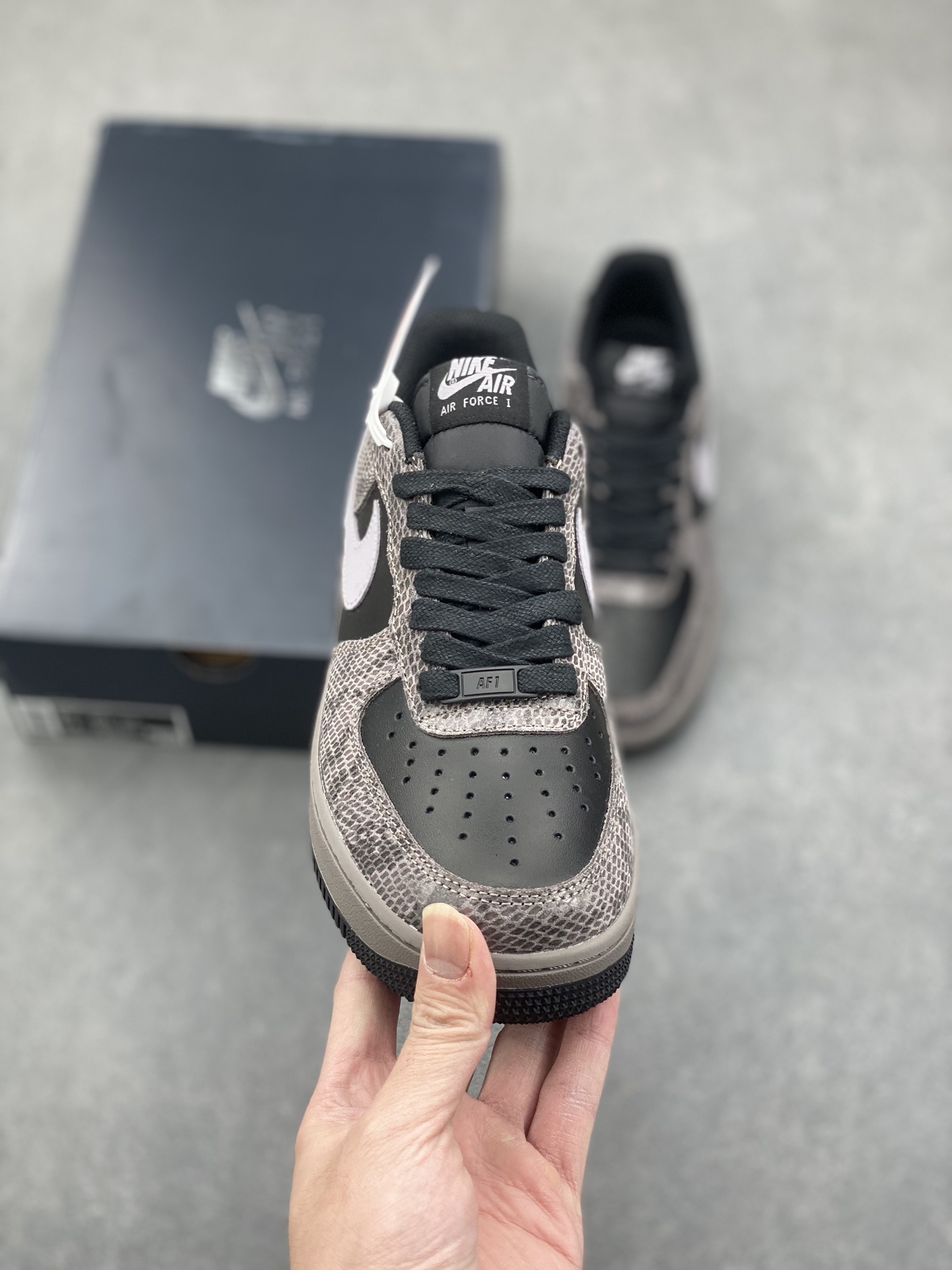 Nike Air Force 1 '07 Low Black Snake Print Leather Casual Sneaker HF2898-001 3 i1734626173 4767 5