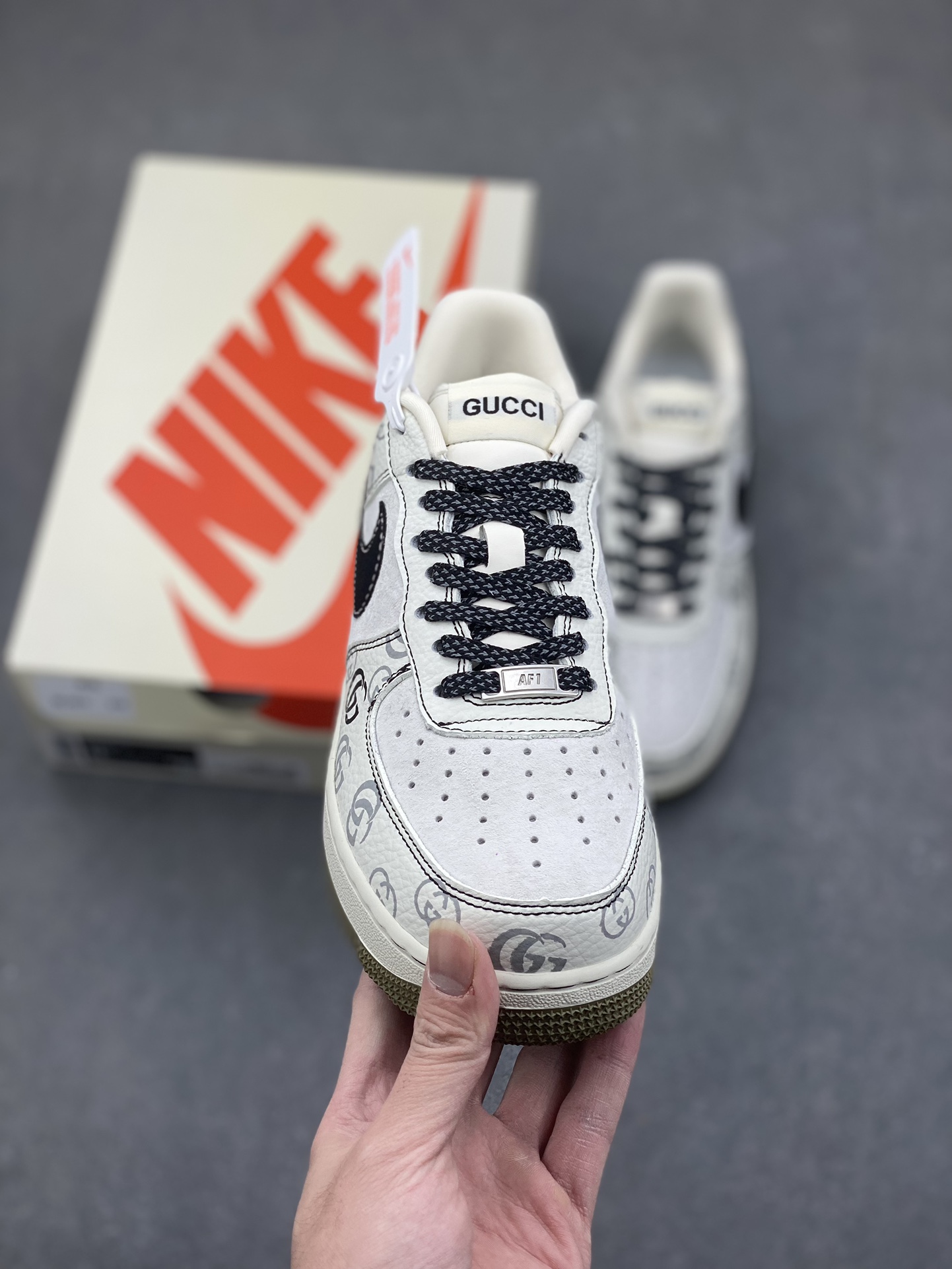 Nike Air Force 1 '07 Low Gucci Sneakers Classic Pattern Limited Edition 3 i1734626747 4335 7