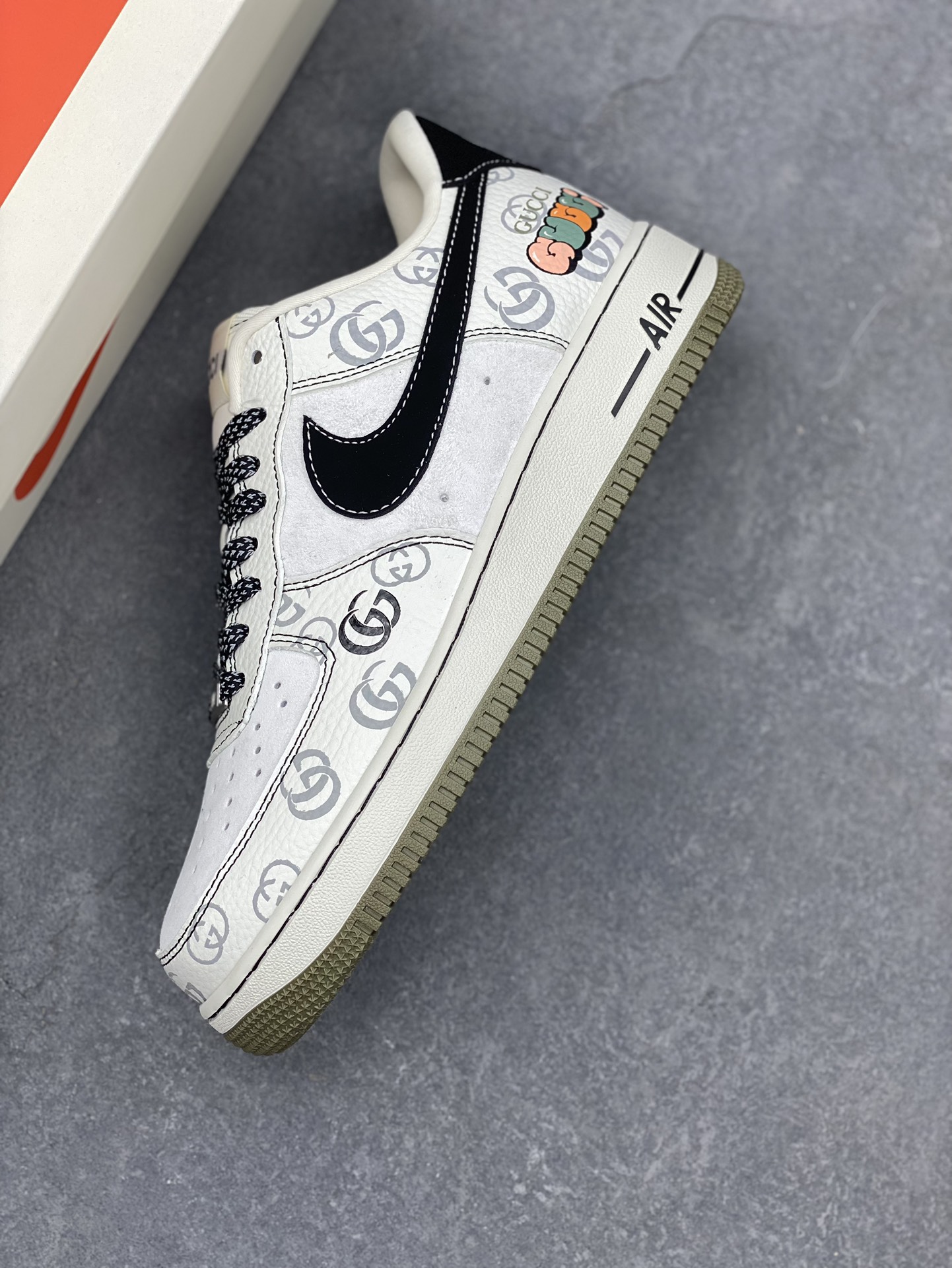 Nike Air Force 1 '07 Low Gucci Sneakers Classic Pattern Limited Edition 8 i1734626747 4577 4