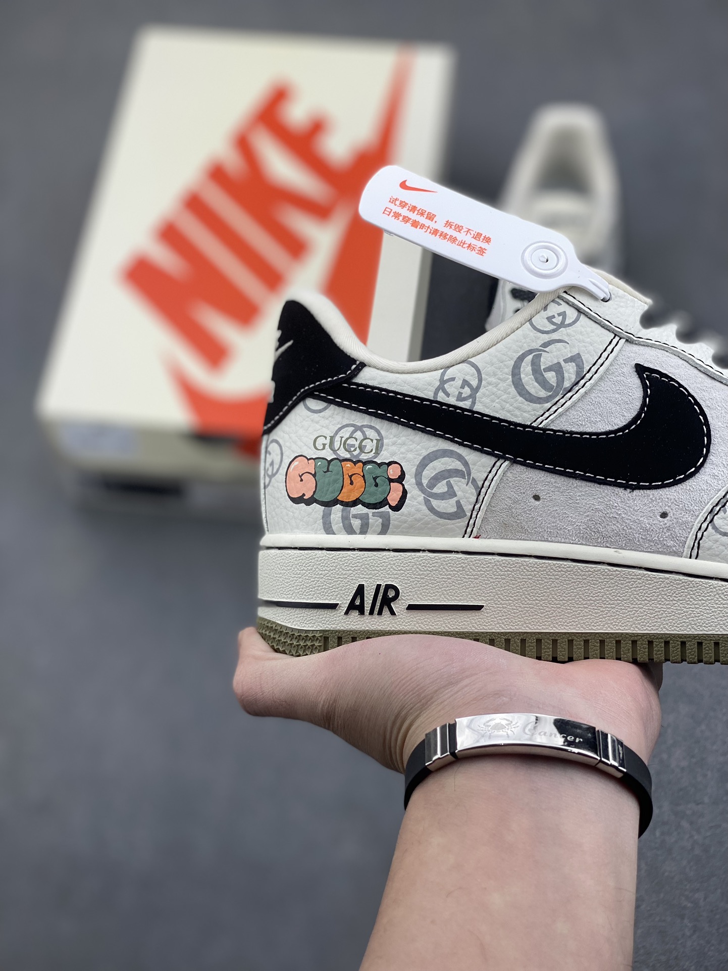 Nike Air Force 1 '07 Low Gucci Sneakers Classic Pattern Limited Edition 6 i1734626747 4869 5