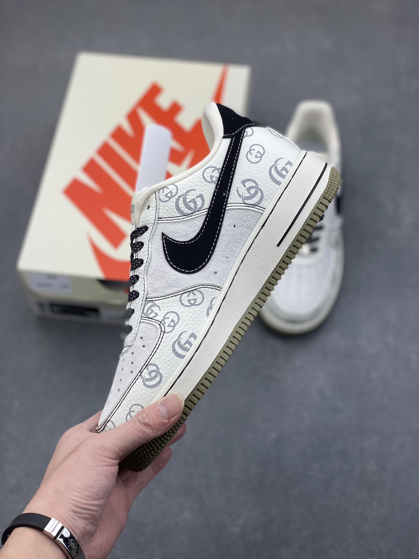 Nike Air Force 1 '07 Low Gucci Sneakers Classic Pattern Limited Edition 4 i1734626747 8059 3