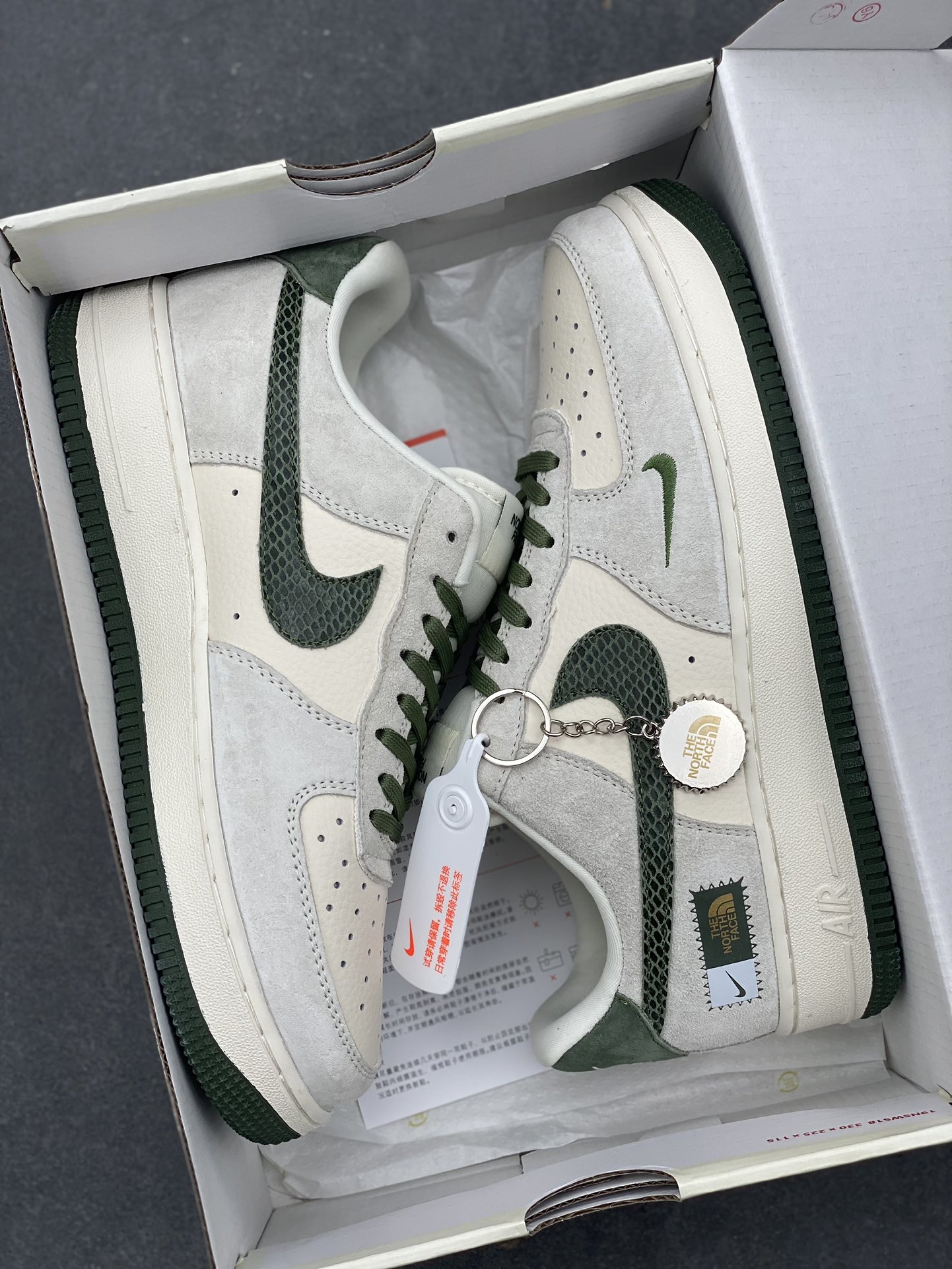 Nike Air Force 1 Low '07 x The North Face White Green Shoes 10 i1734809181 2004 8