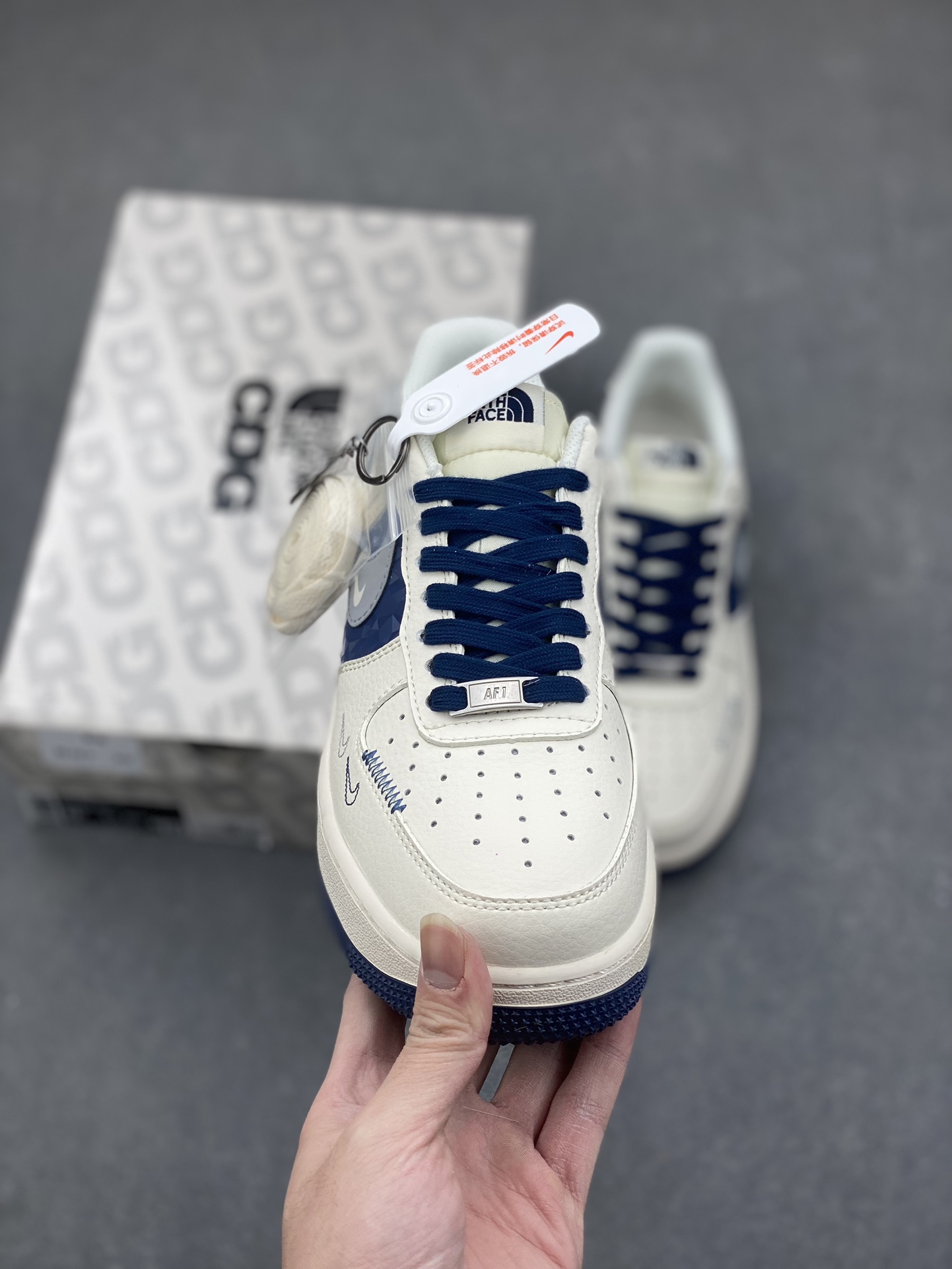 Nike Air Force 1 Low x The North Face White Blue DM6688-001 Sneakers 3 i1734809231 9872 3