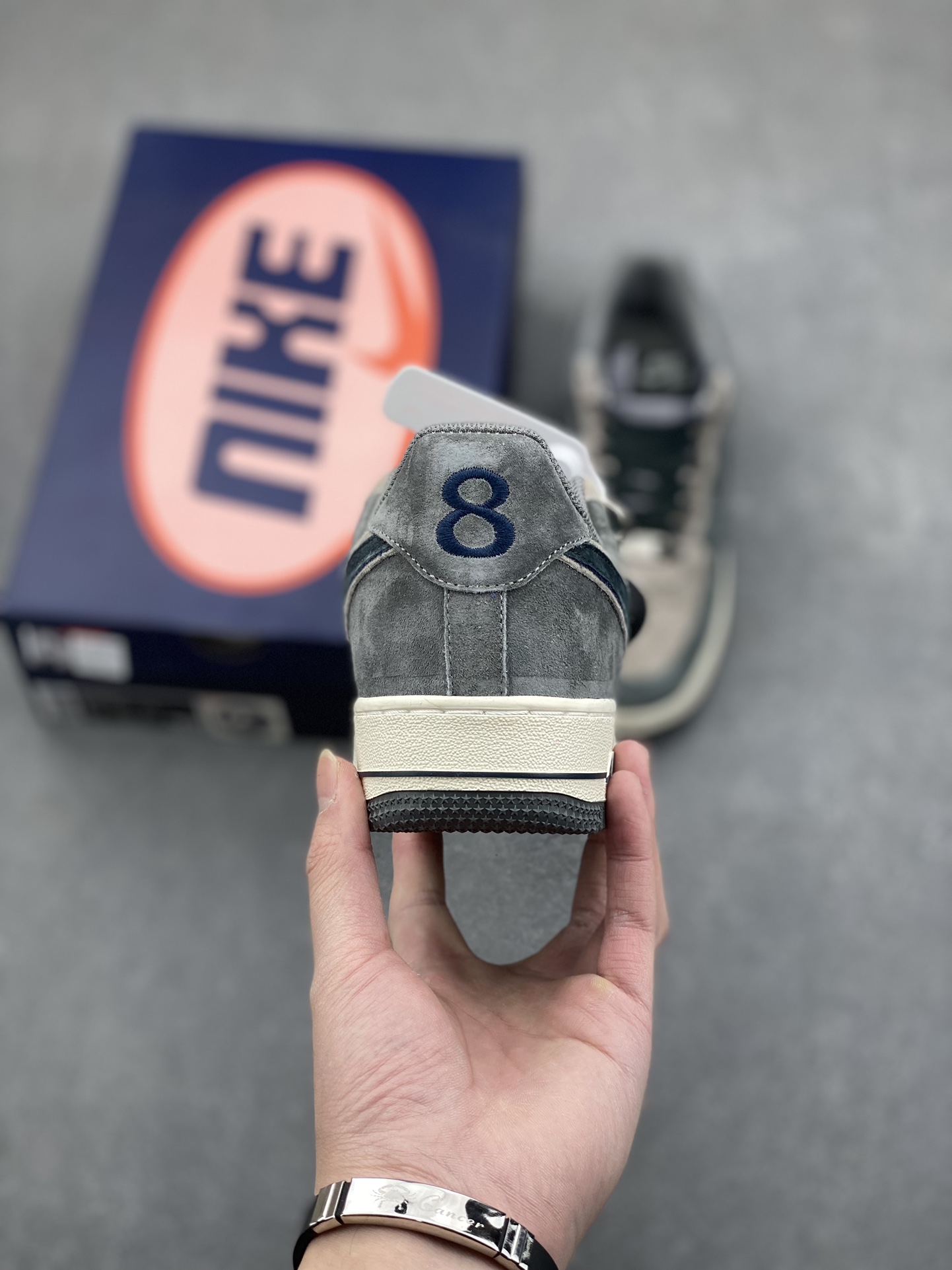 Nike Air Force 1 Low 'Black Eight' Custom Sneakers - Limited Edition 5 i1734938783 3591 6