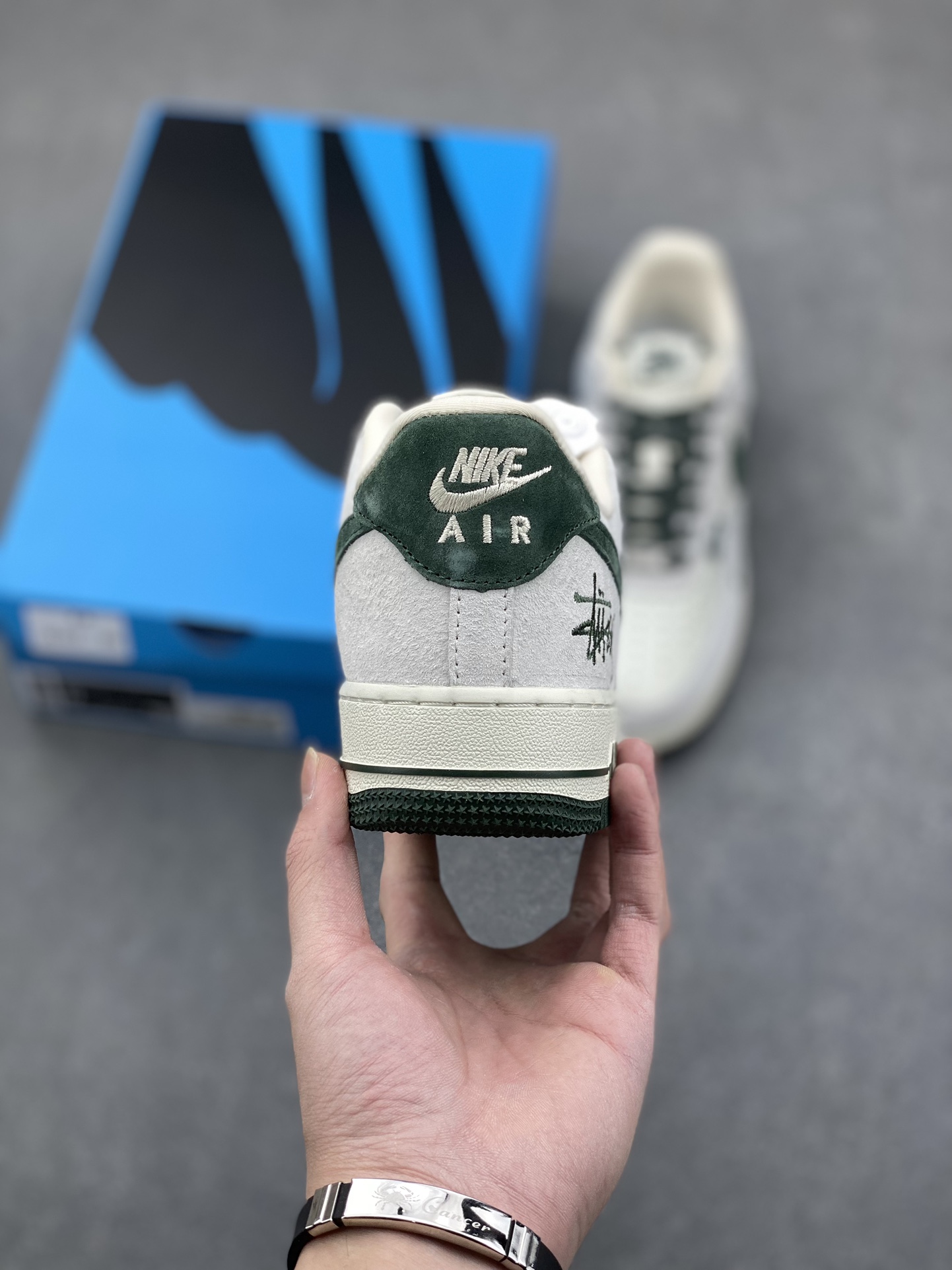 Nike Air Force 1 '07 Low Stussy Collab Green Suede - Limited Edition 5 i1734974001 4220 2