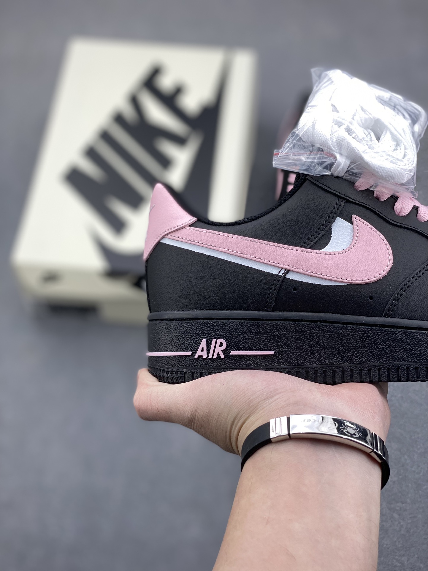 Nike Air Force 1 '07 Low Black/Pink Women's Shoes Size 36-45 6 i1735153464 1657 3