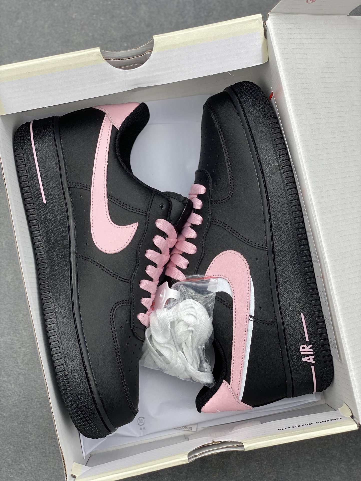Nike Air Force 1 '07 Low Black/Pink Women's Shoes Size 36-45 10 i1735153464 3518 0
