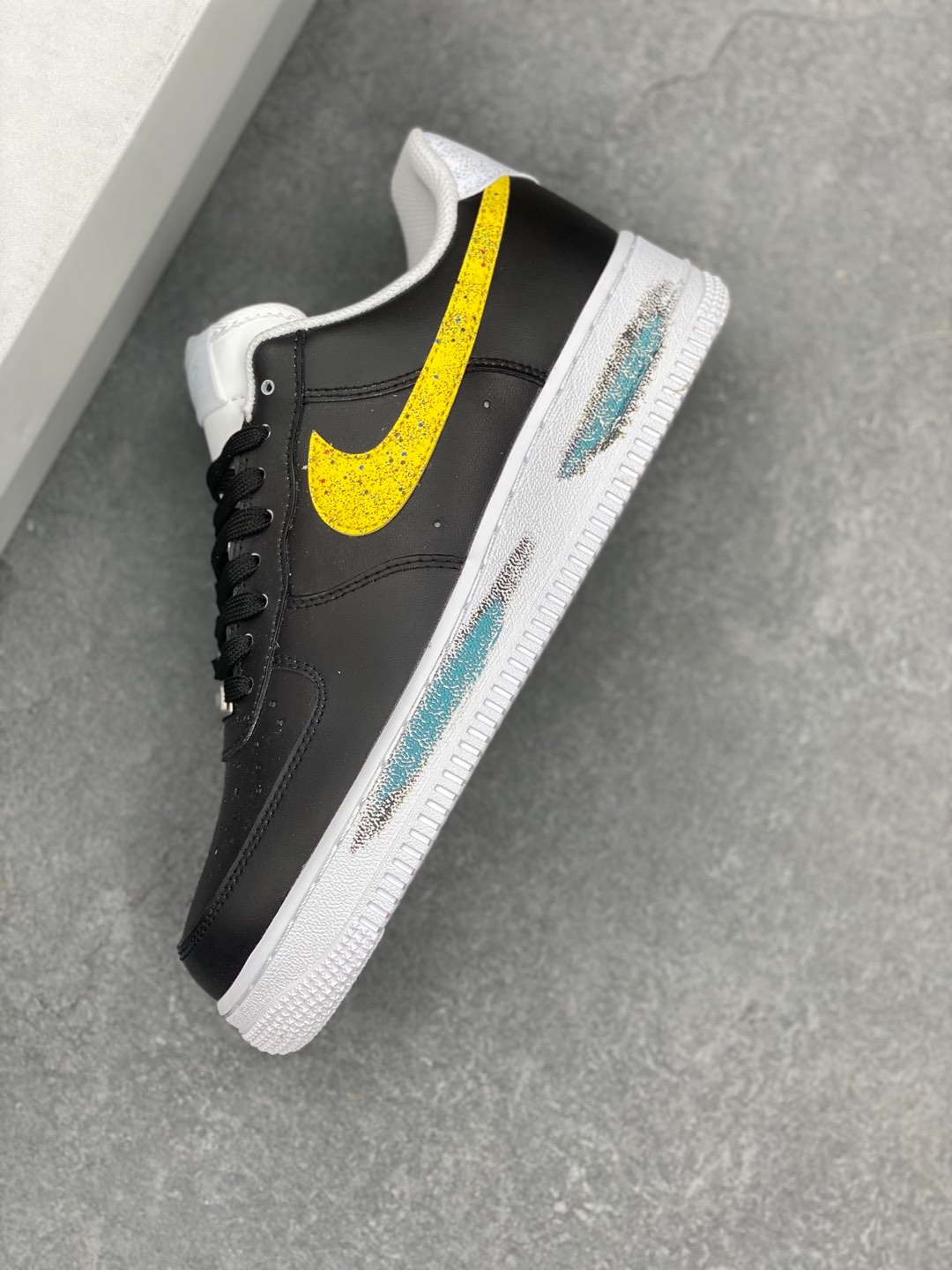 Nike Air Force 1 '07 Low Black Yellow, Classic Style & Comfort 8 i1735240223701 4176 0 6