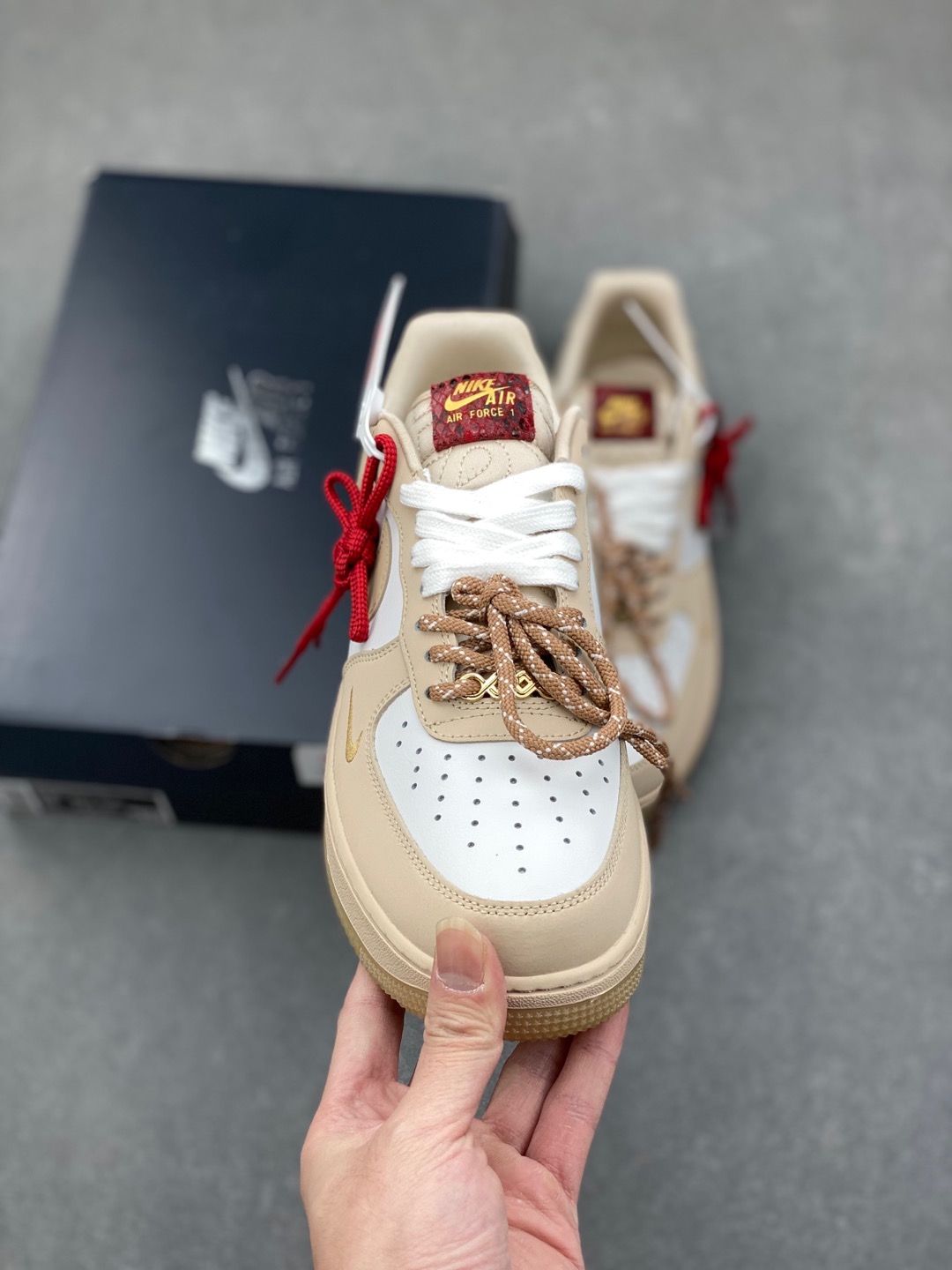 Nike Air Force 1 '07 Low Snake Year White Brown - Premium Comfort & Style 3 i1735324456128 4074 0 1