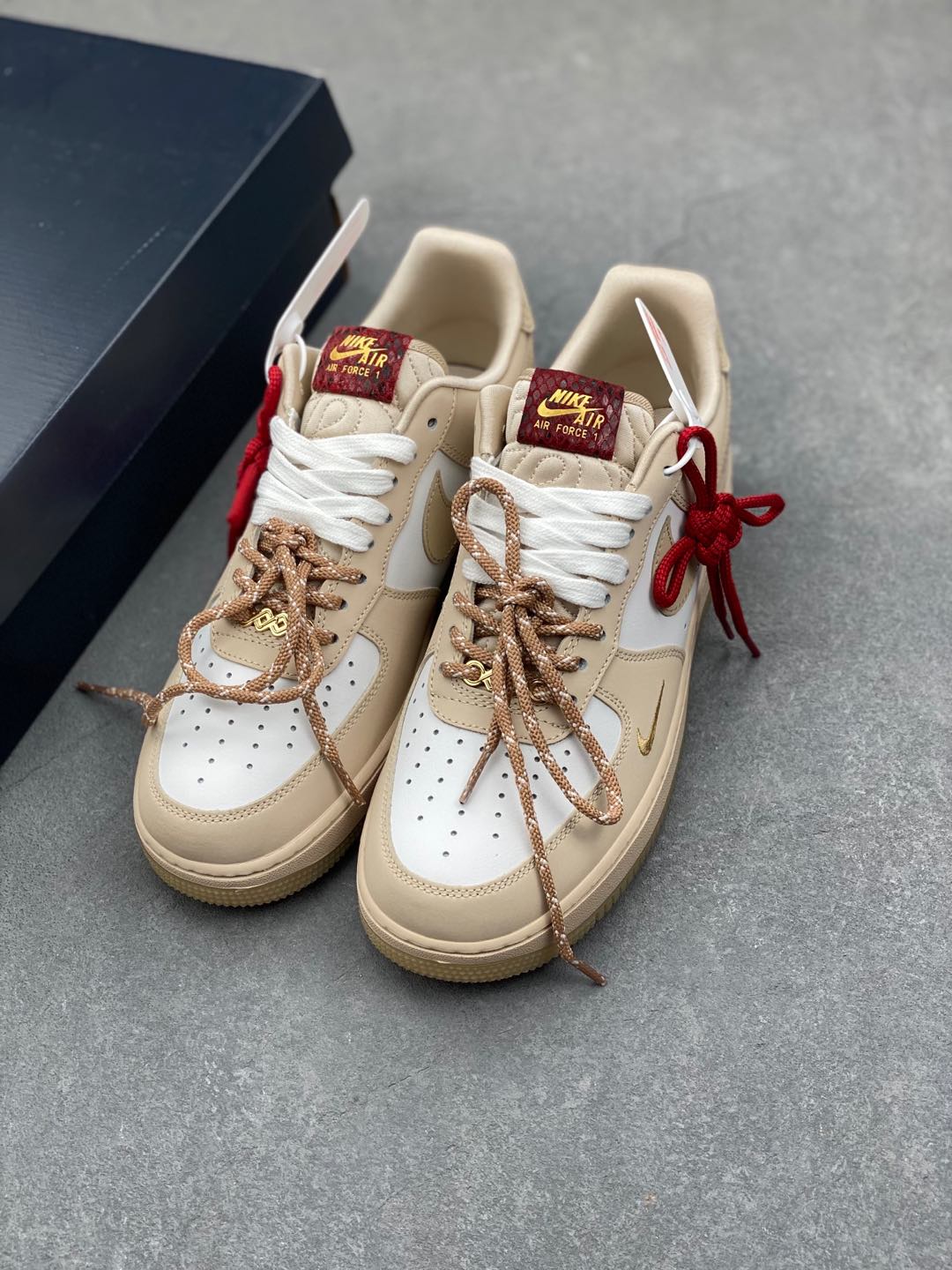 Nike Air Force 1 '07 Low Snake Year White Brown - Premium Comfort & Style 9 i1735324456290 8294 0 7