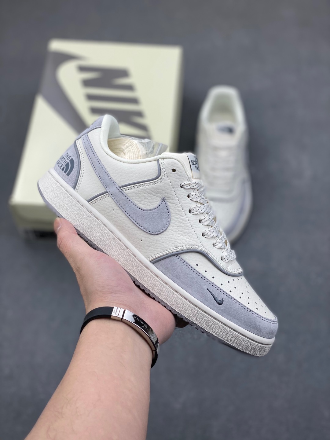 Nike Ebernon Low PRM White/Grey Casual Sneakers FD5188-119 2 i1735417233565 4098 0 0