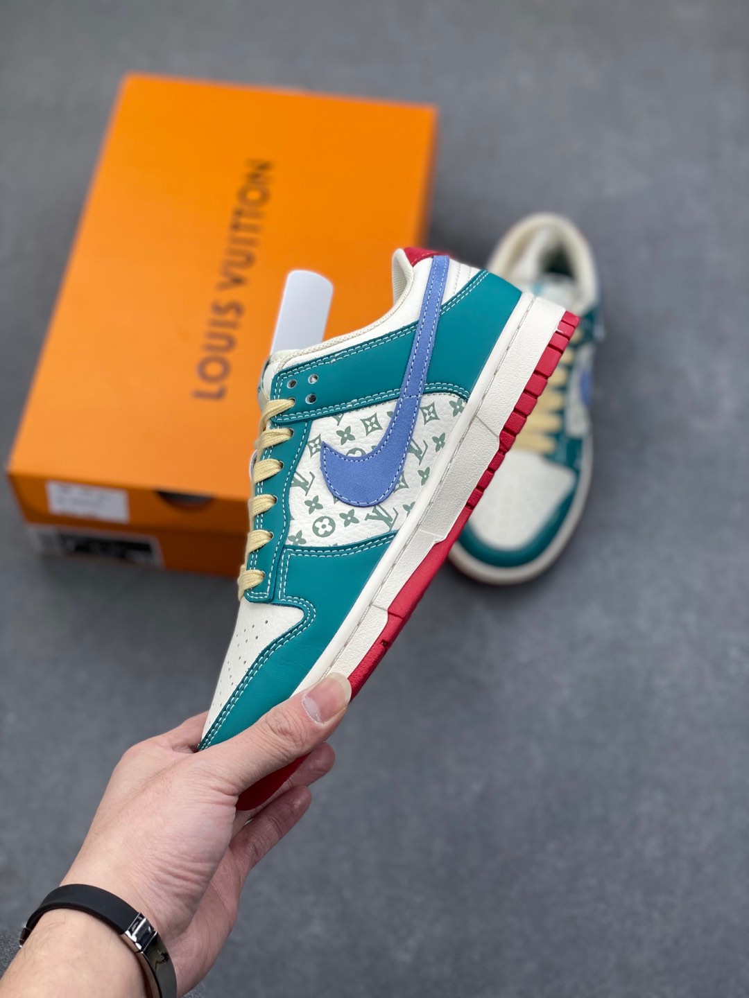 Nike Dunk Low Retro x Louis Vuitton Custom Sneakers - Limited Edition 4 i1735418649770 9741 0 2
