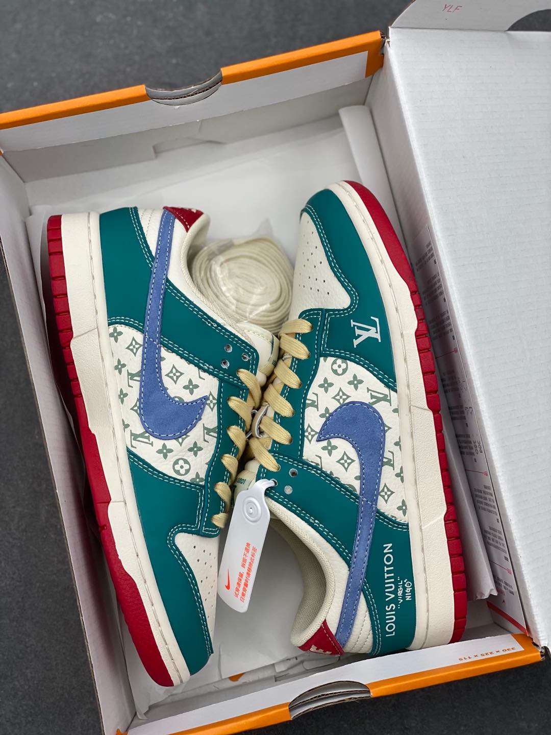 Nike Dunk Low Retro x Louis Vuitton Custom Sneakers - Limited Edition 10 i1735418649927 2385 0 8