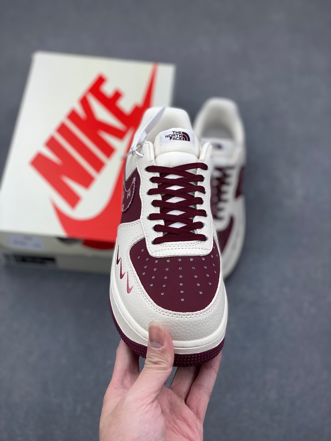 Nike Air Force 1 '07 Low The North Face Wine Red Sneakers 3 i1735504096451 9049 0 1