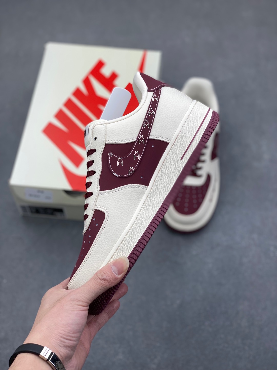 Nike Air Force 1 '07 Low The North Face Wine Red Sneakers 4 i1735504097238 711 0 2