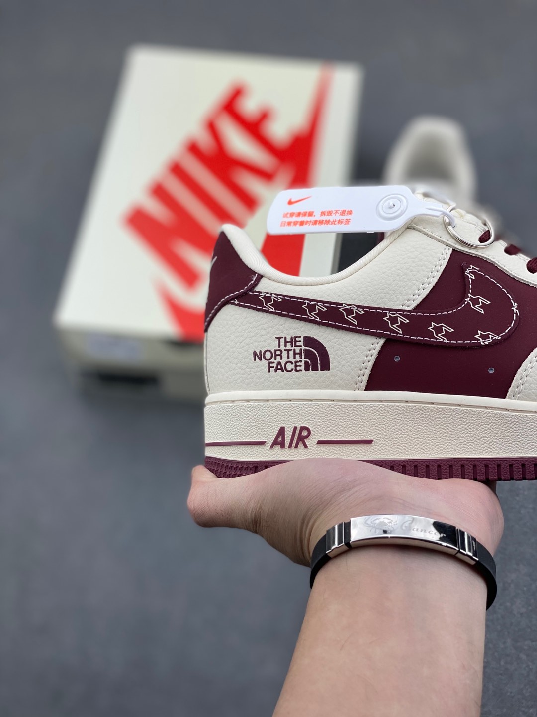 Nike Air Force 1 '07 Low The North Face Wine Red Sneakers 6 i1735504097694 2845 0 4
