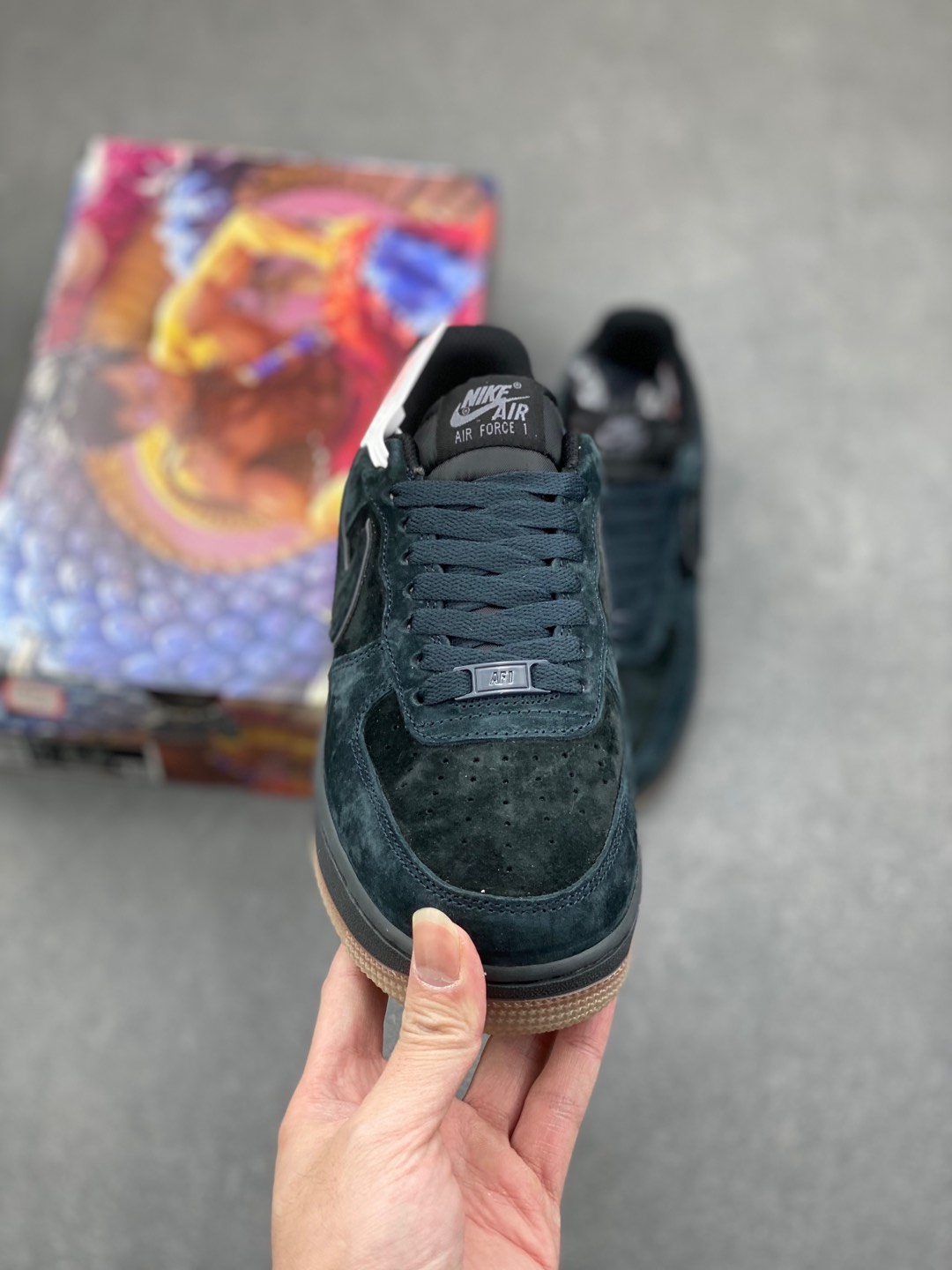 Nike Air Force 1 Low '07 Black Suede Casual Sneakers 3 i1735504264047 6797 0 1