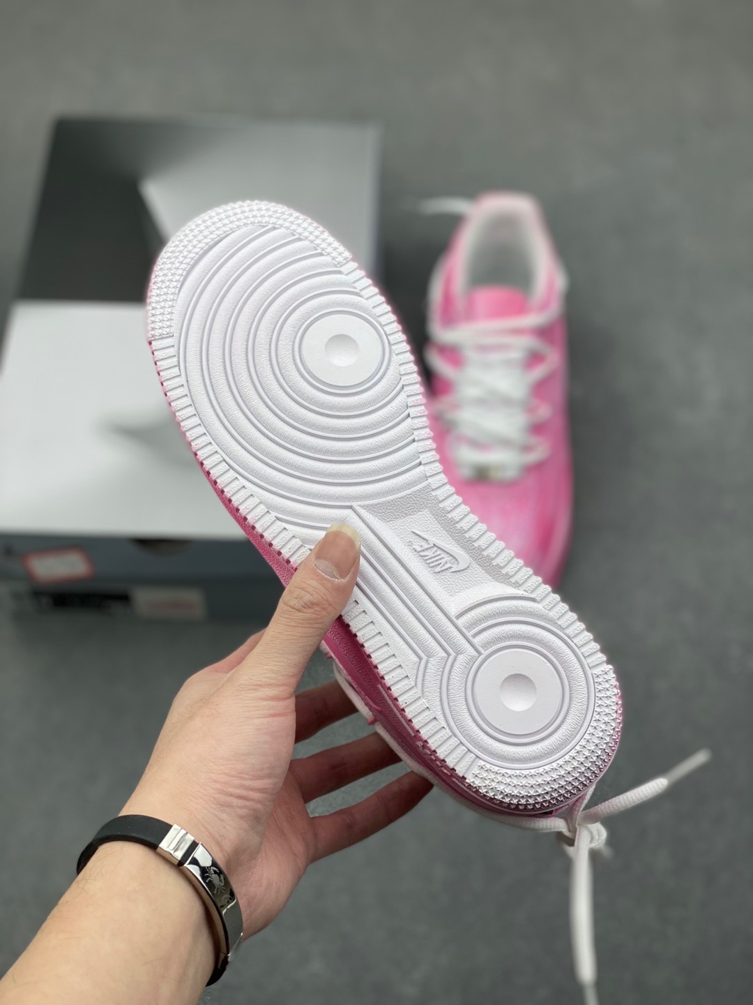 Nike Air Force 1 '07 Low Pink DIY Custom Casual Shoes 7 i1735504534680 8942 0 5