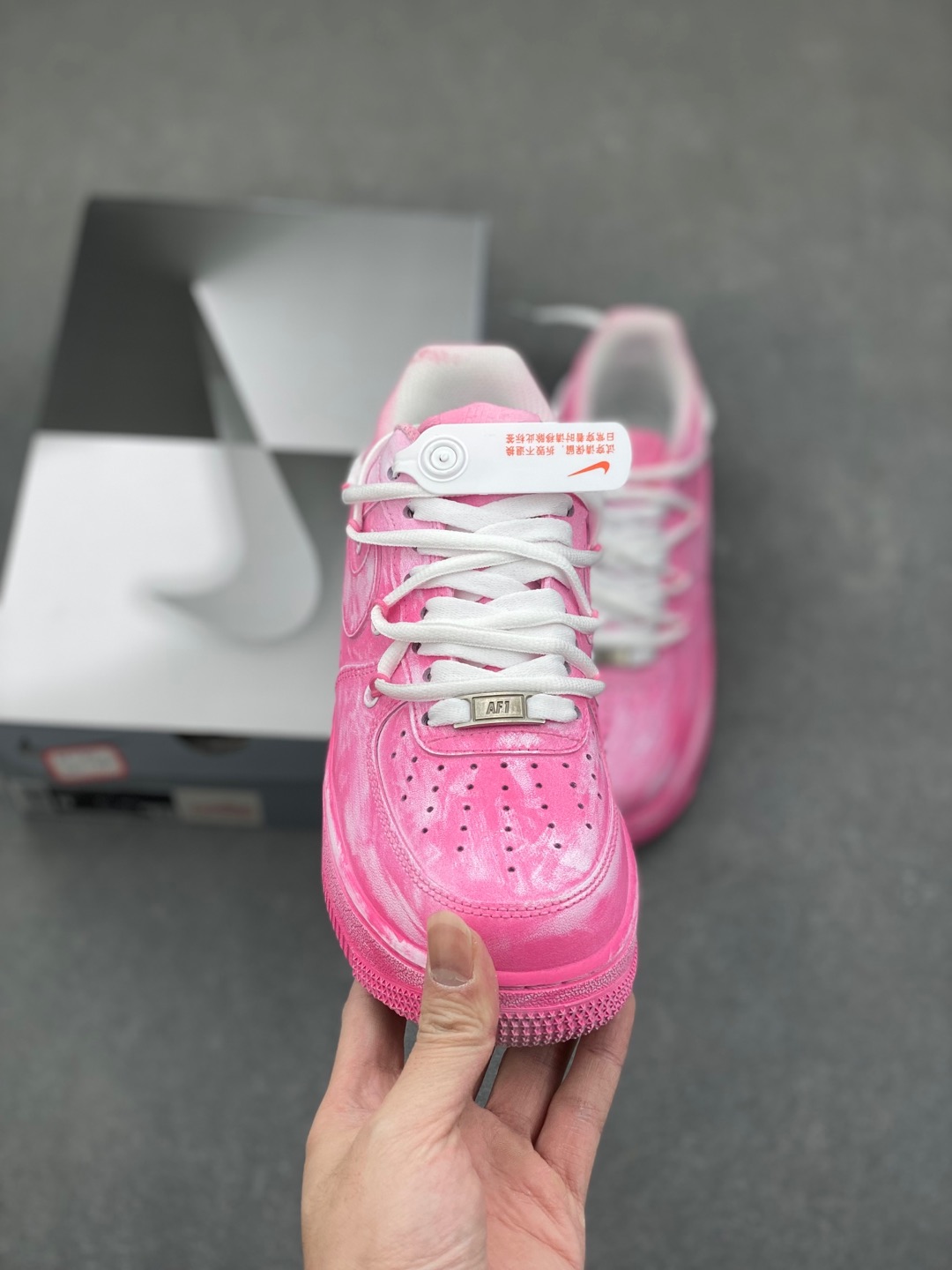 Nike Air Force 1 '07 Low Pink DIY Custom Casual Shoes 3 i1735504535397 2383 0 1