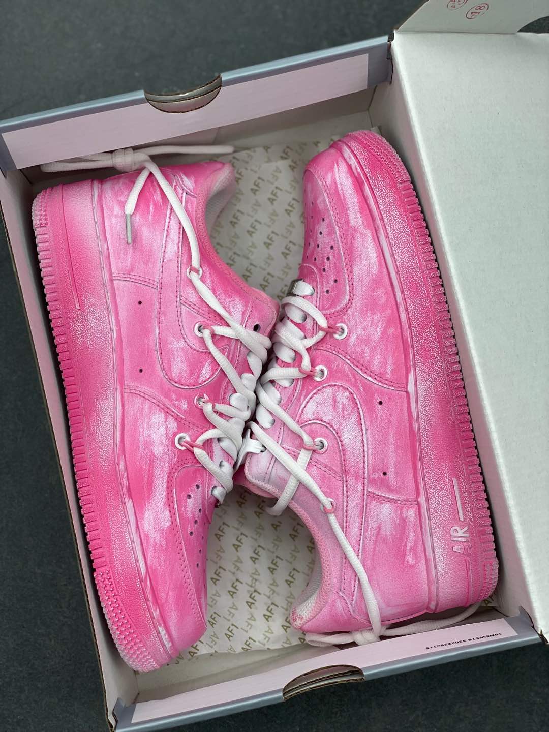 Nike Air Force 1 '07 Low Pink DIY Custom Casual Shoes 10 i1735504535710 4534 0 8