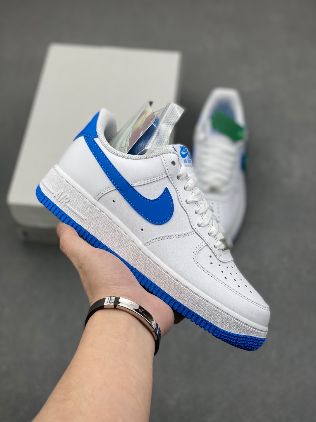 Nike Air Force 1 Low White & Blue - Original Quality, NFC Enabled 2 i1735590012829 7439 0 0