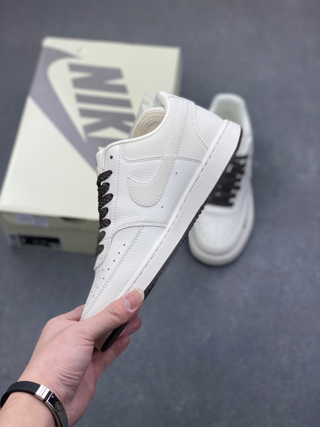 Nike Ebernon Low PRM White Leather Sneakers - Comfortable & Breathable 4 i1735590072068 9345 0 2
