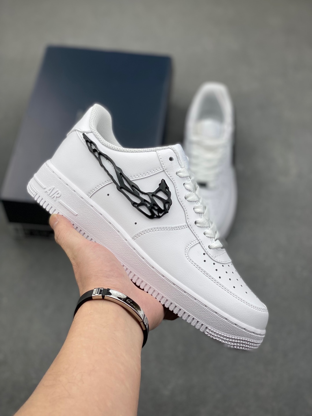 Nike Air Force 1 Low White Black Casual Sneakers IF1686-101 2 i1735590219794 4149 0 0
