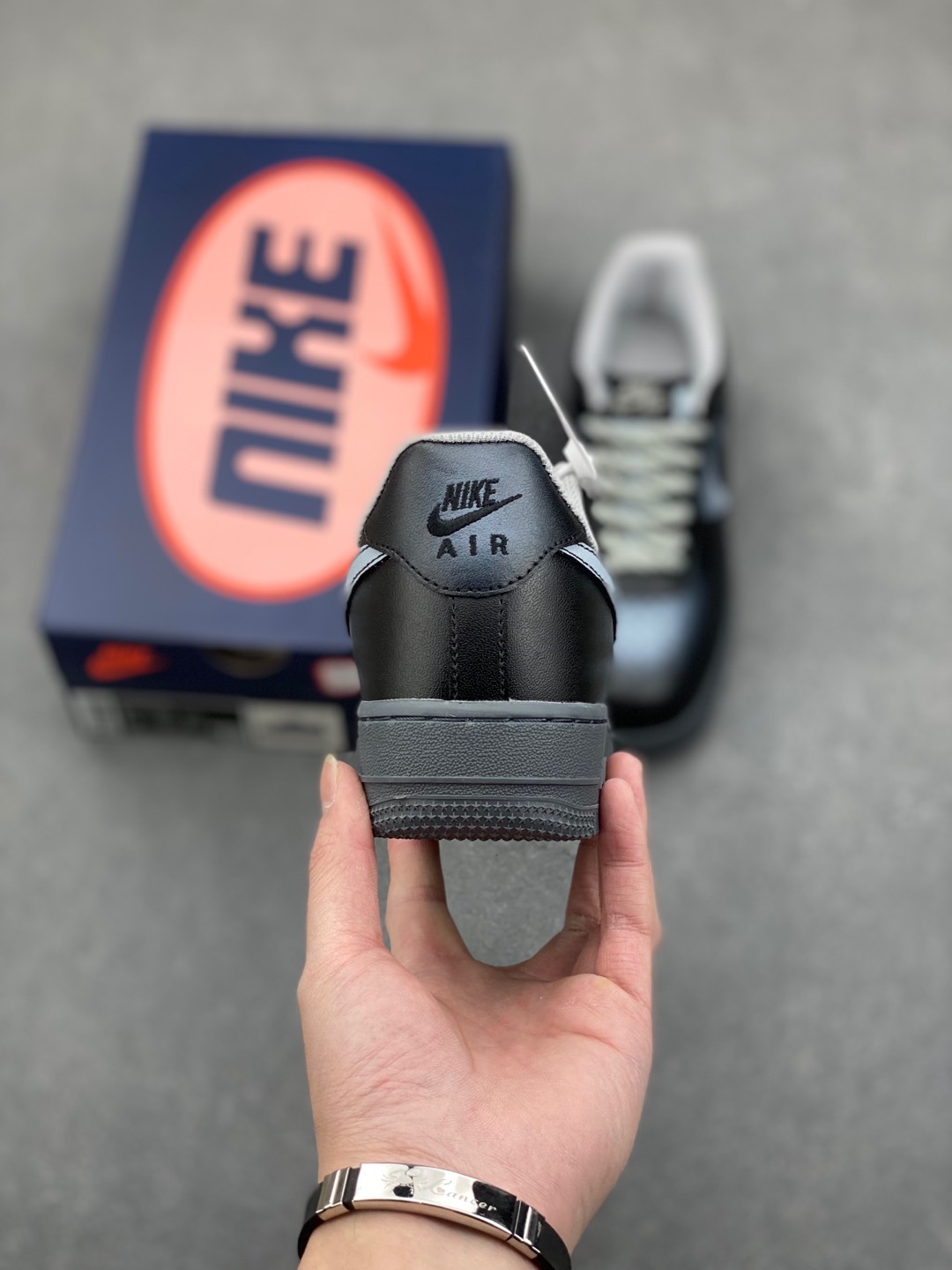 Nike Air Force 1 Low Black/Grey Fashion Sneakers - Sizes 36 to 45 Available 5 i1735590300281 3316 0 3