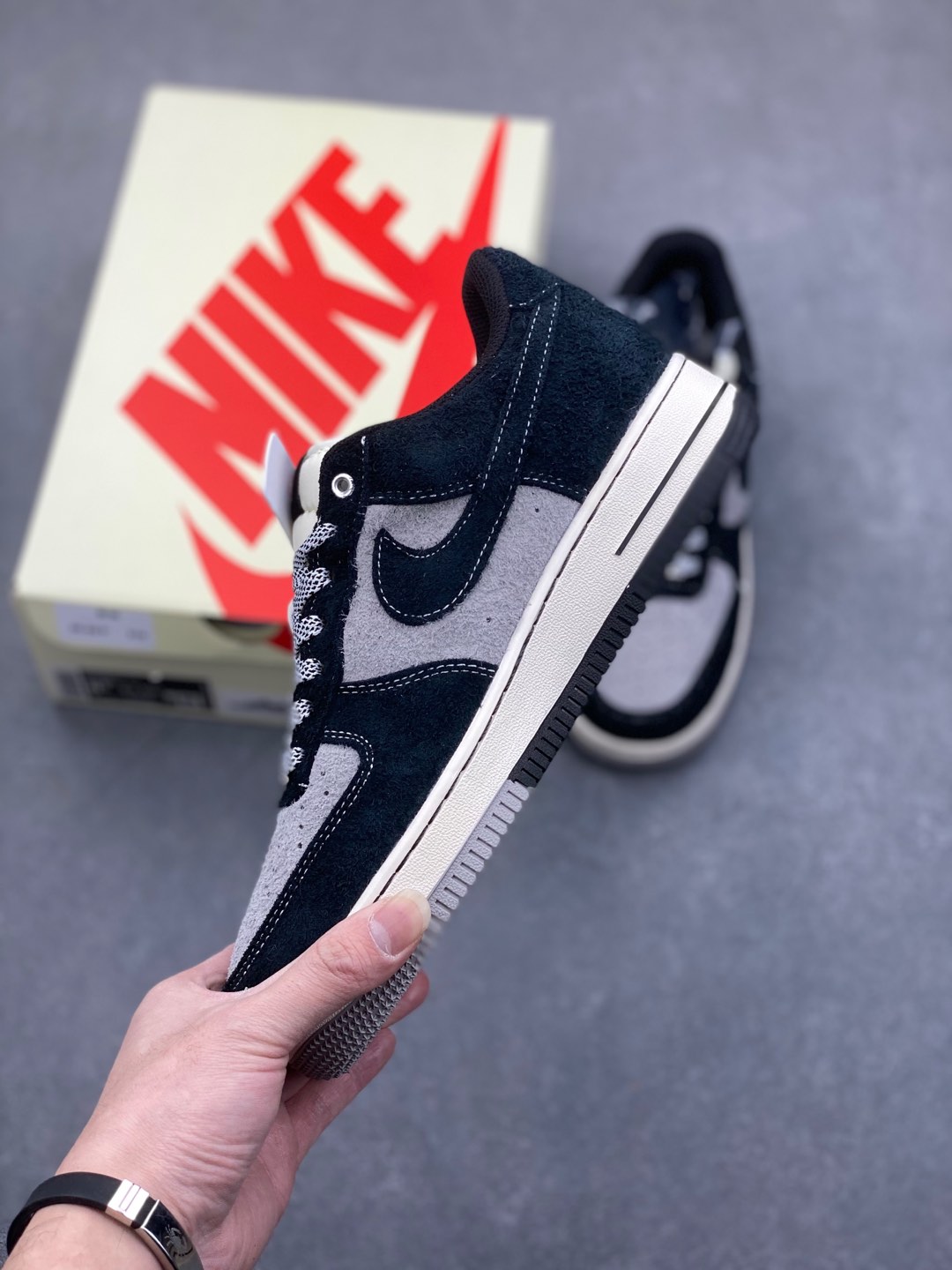 Nike Air Force 1 '07 Low Stussy Collab Black/Grey, Limited Edition Shoes 4 i1735590485862 5619 0 2