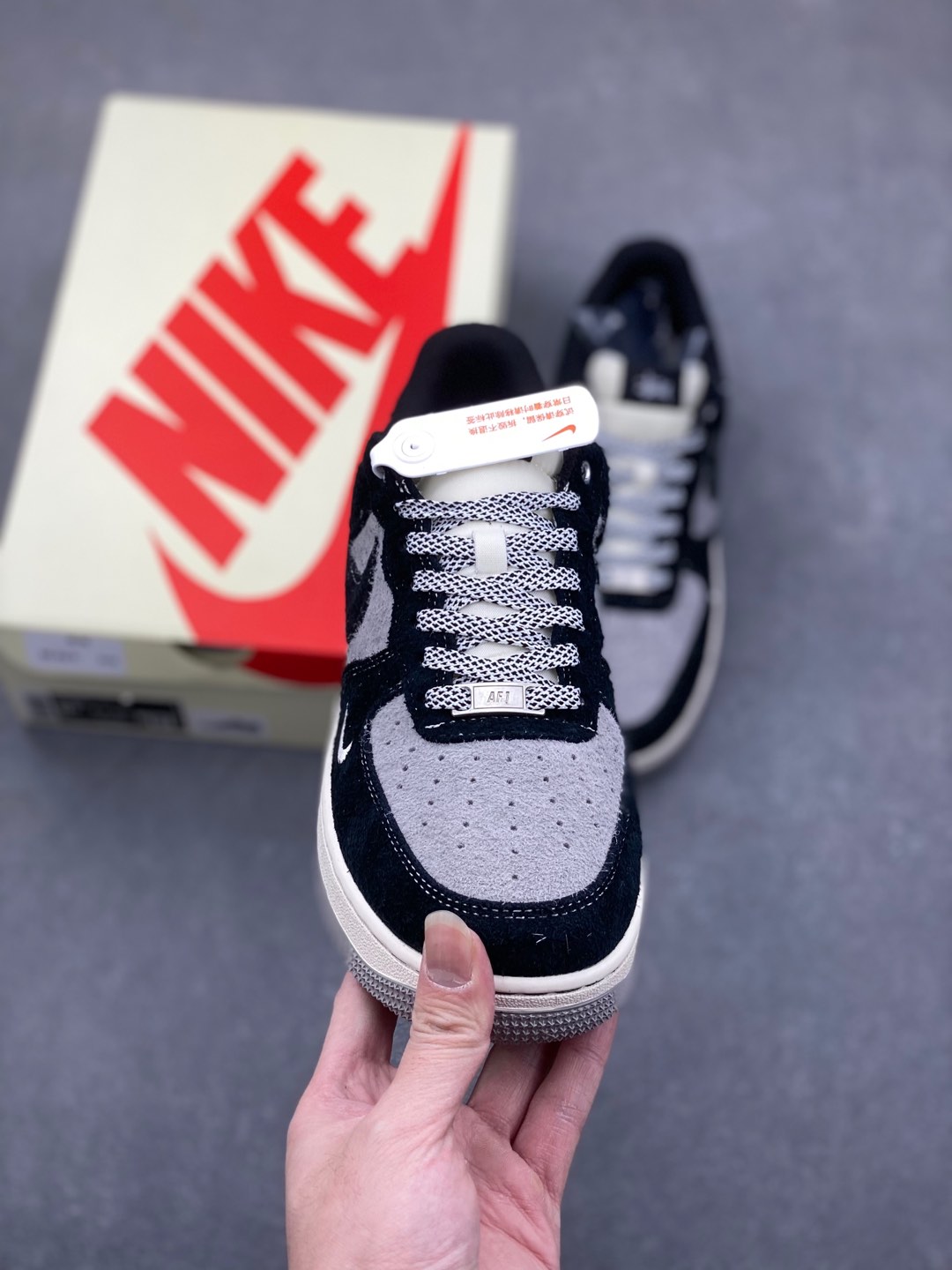 Nike Air Force 1 '07 Low Stussy Collab Black/Grey, Limited Edition Shoes 3 i1735590486453 7247 0 1