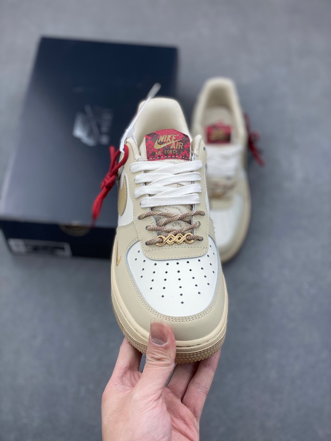 Nike Air Force 1 '07 Low White Brown 'Year of the Snake' Edition 3 i1735666672778 1651 0 1